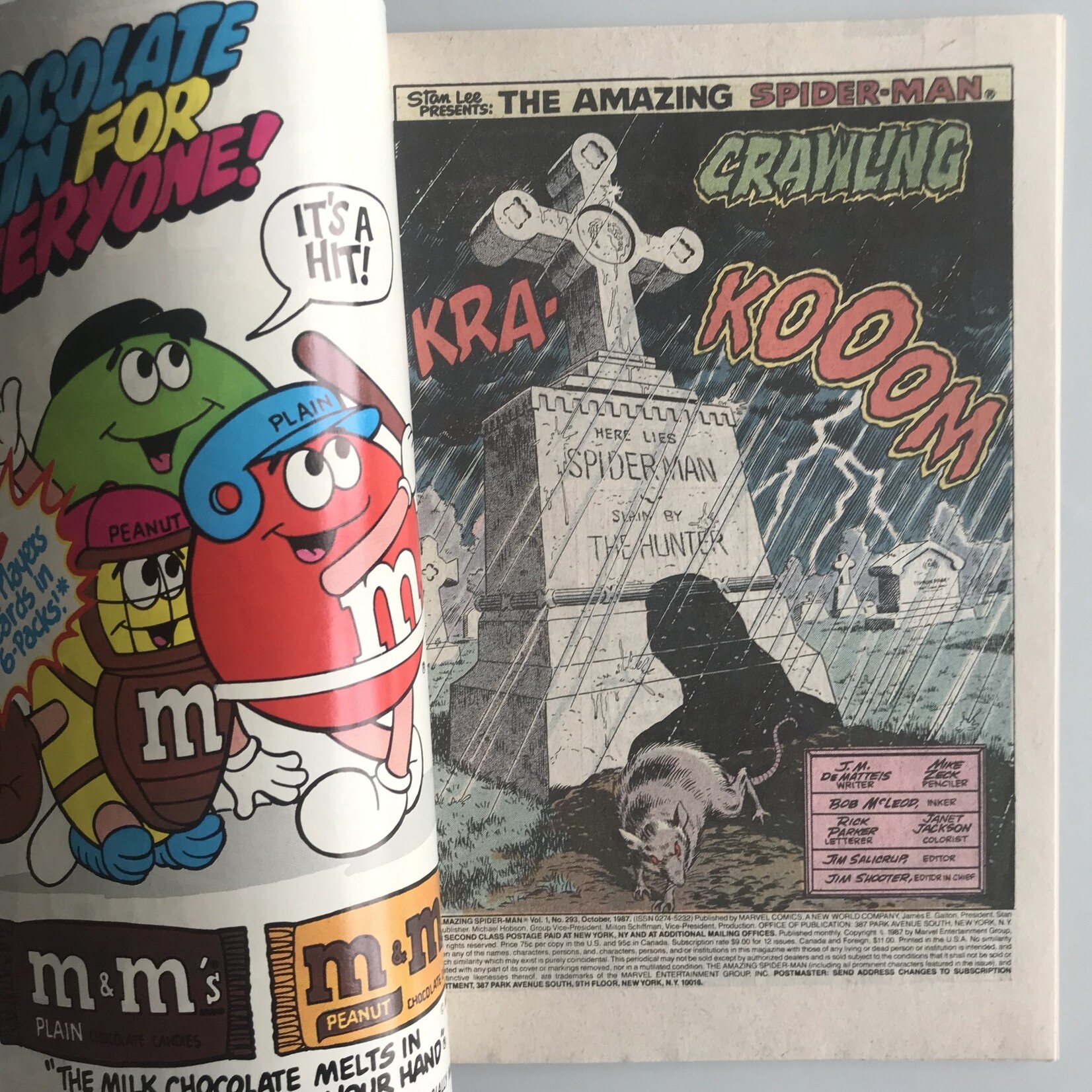 Amazing Spider-Man - Vol. 1 #293 October 1987 - Comic Book