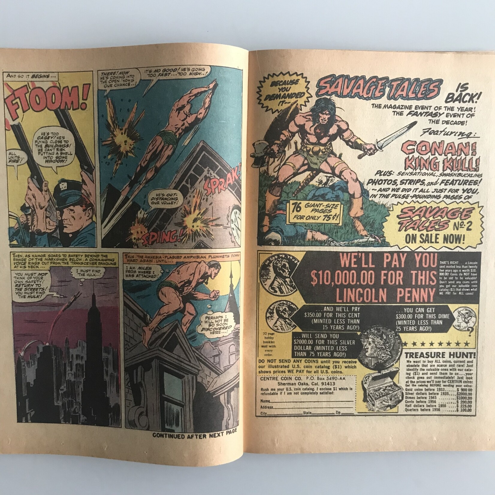 Marvel Super-Heroes (Hulk & Sub-Mariner) - #39 October 1973 - Comic Book