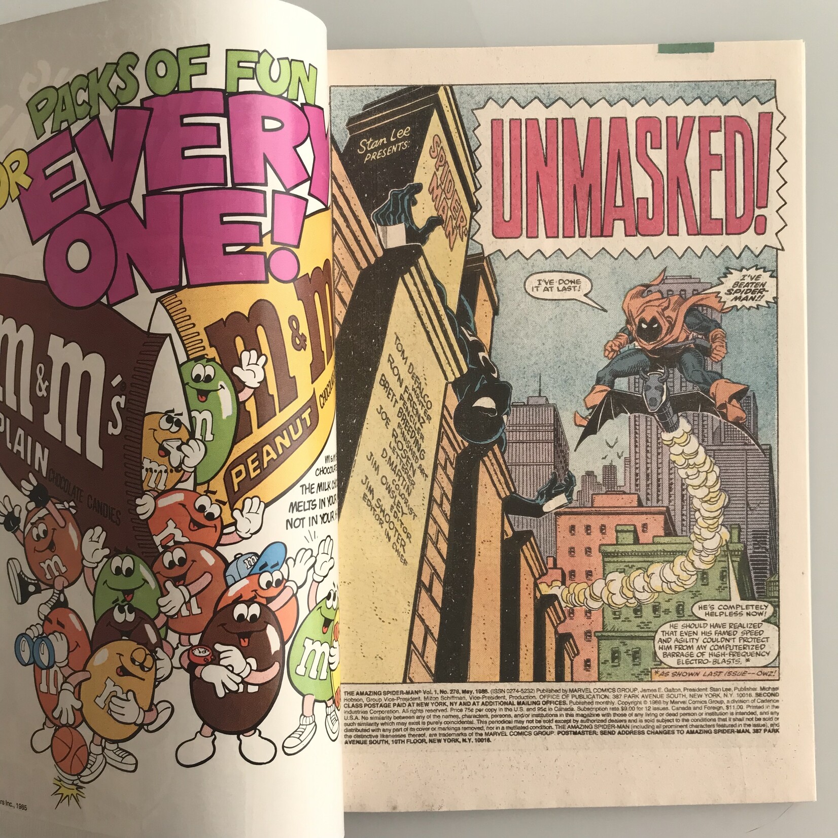 Amazing Spider-Man - Vol. 1 #276 May 1986 - Comic Book