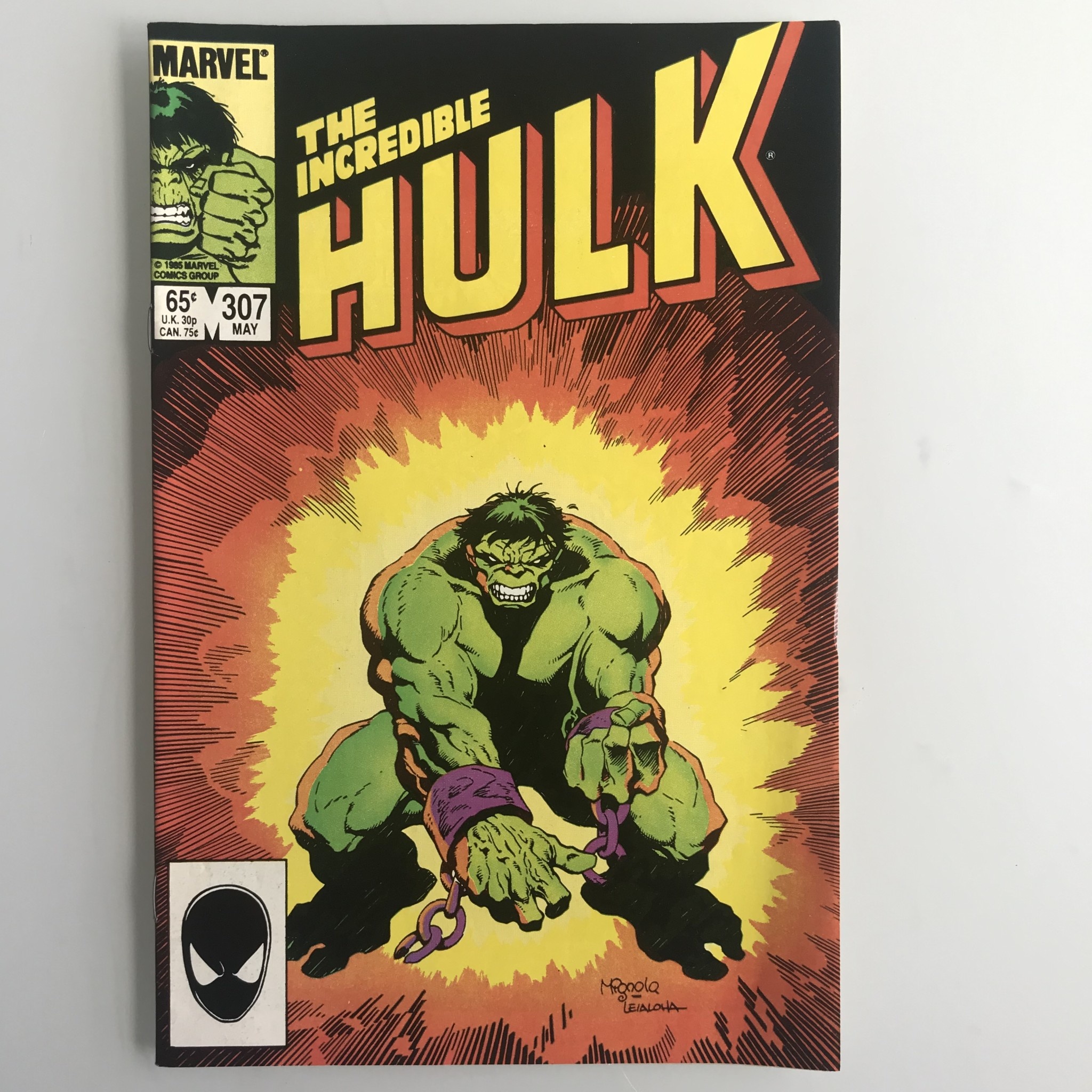 The Incredible Hulk Comic 1985