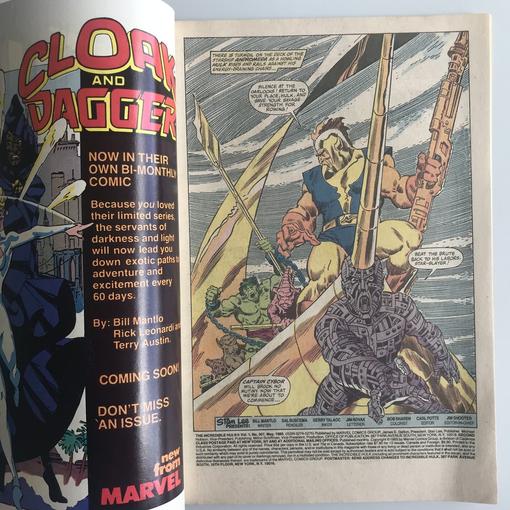Incredible Hulk - Vol. 1 #307 May 1985 - Comic Book