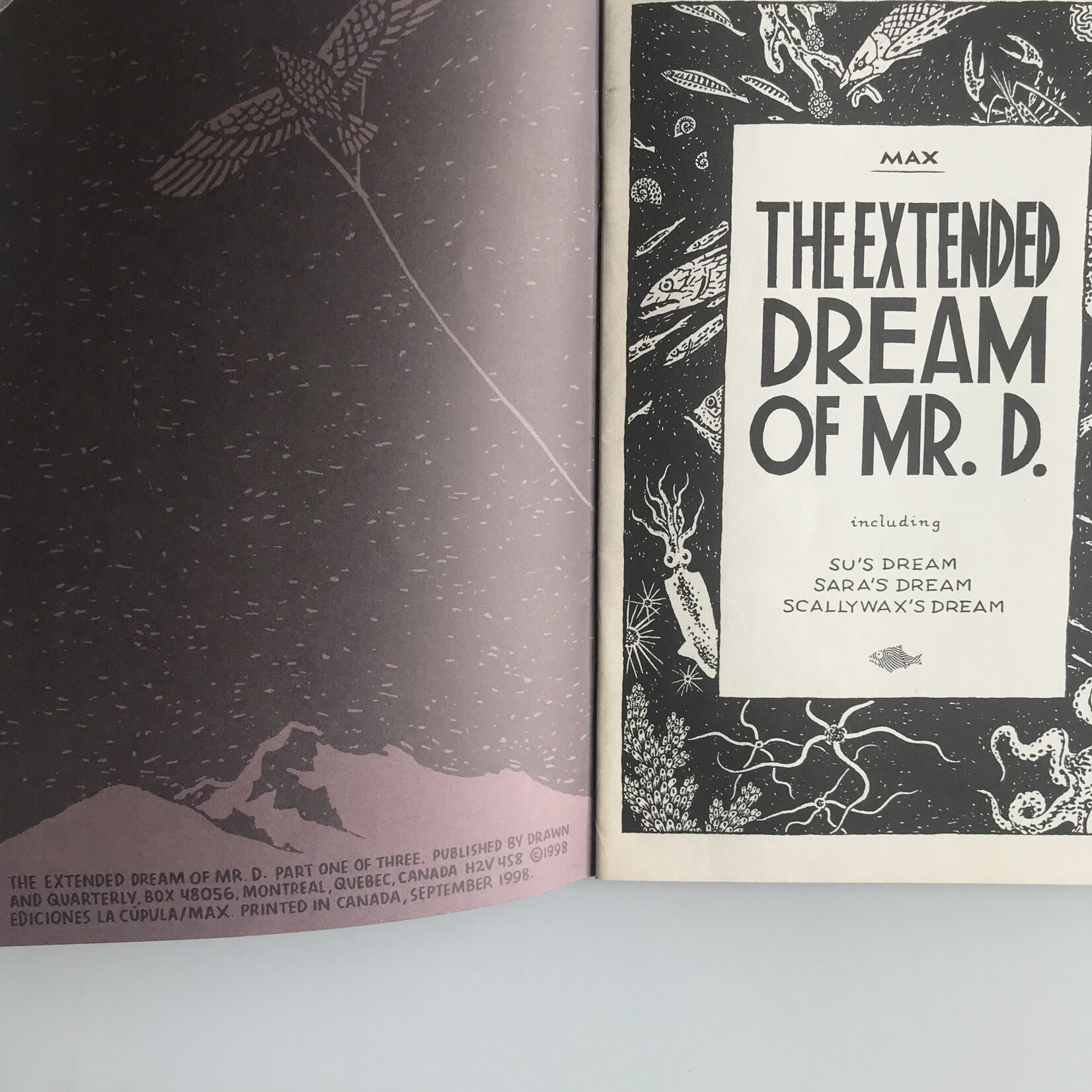 Extended Dream Of Mr. D - Vol. 1 #01 September 1998 - Comic Book