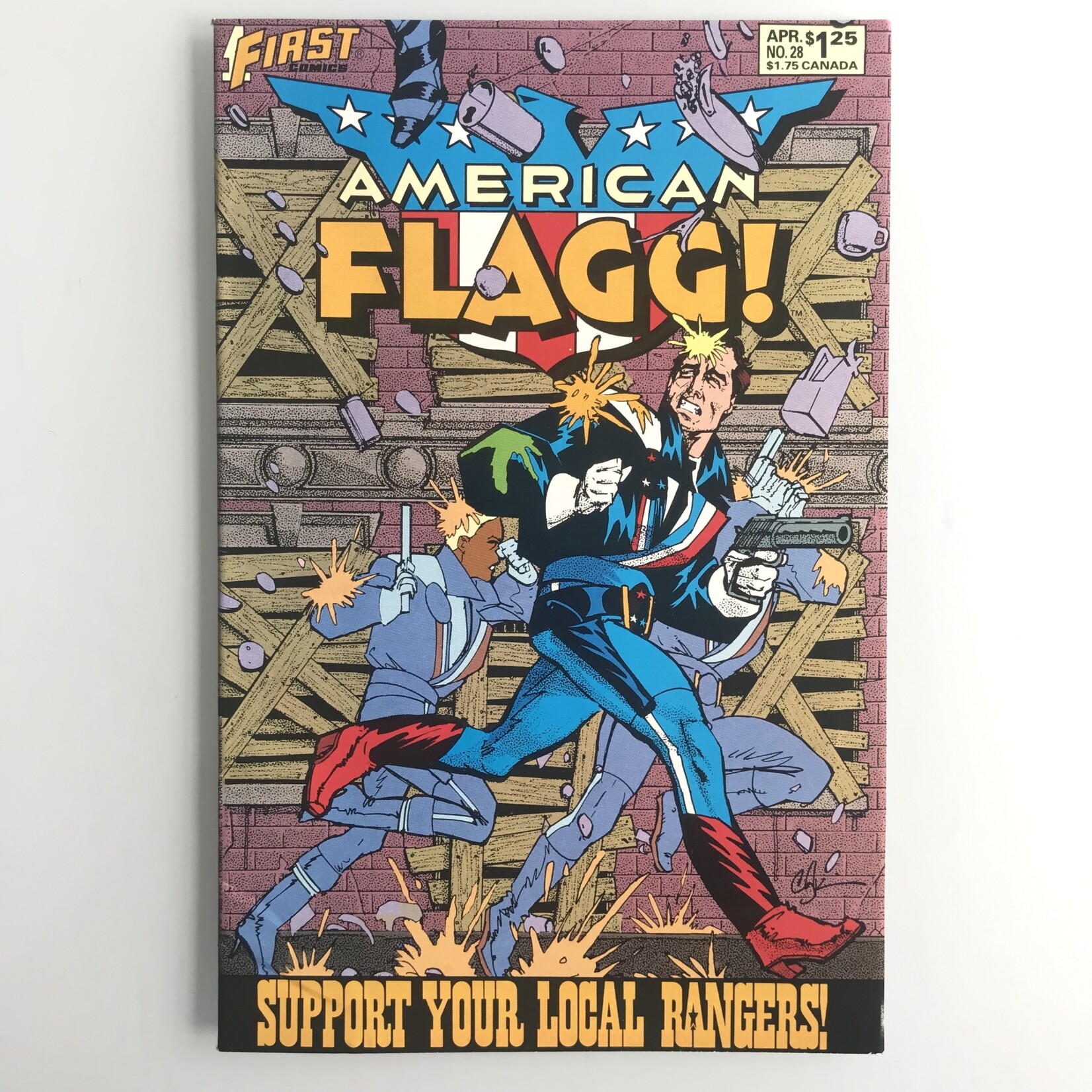 American Flagg! - Vol. 1 #28 April 1986 - Comic Book