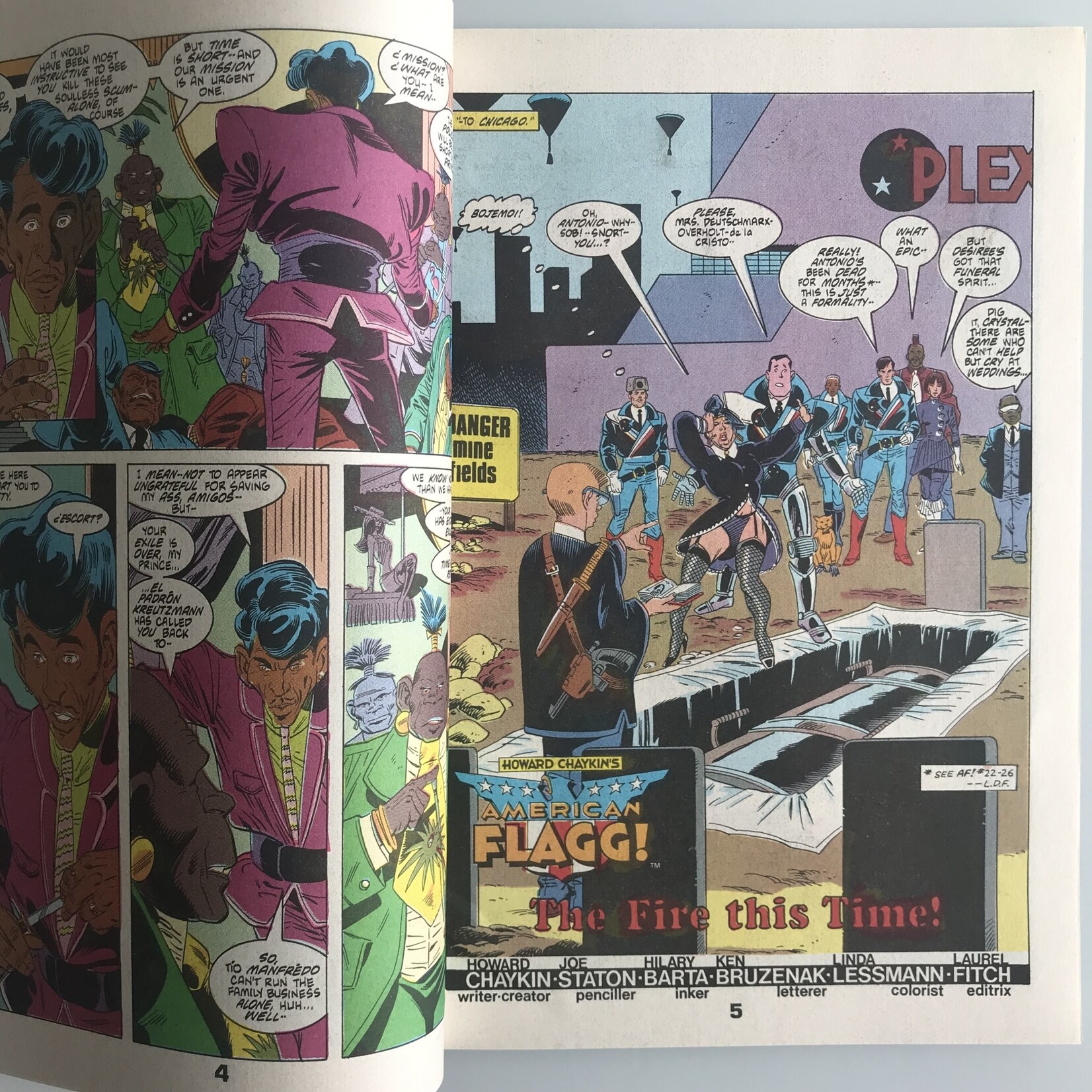 American Flagg! - Vol. 1 #28 April 1986 - Comic Book