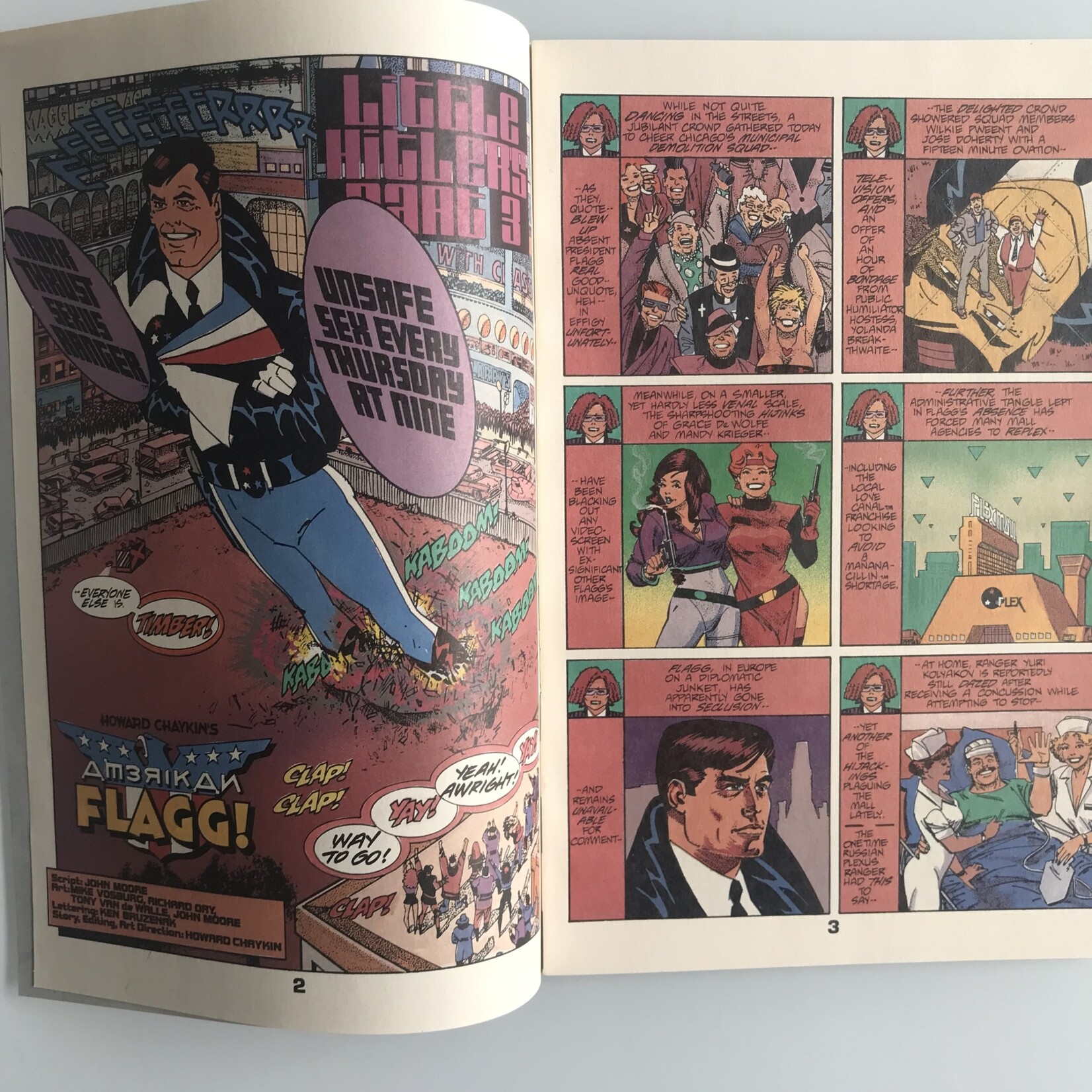 American Flagg! - Vol. 2 #03 July 1988 - Comic Book