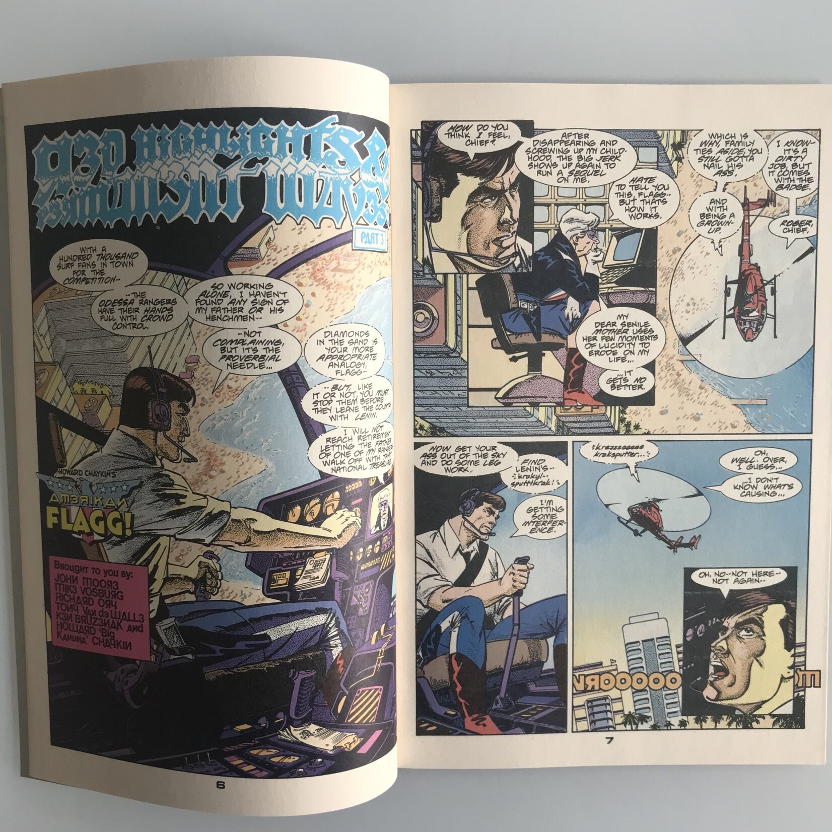 American Flagg! - Vol. 2 #07 November 1988 - Comic Book