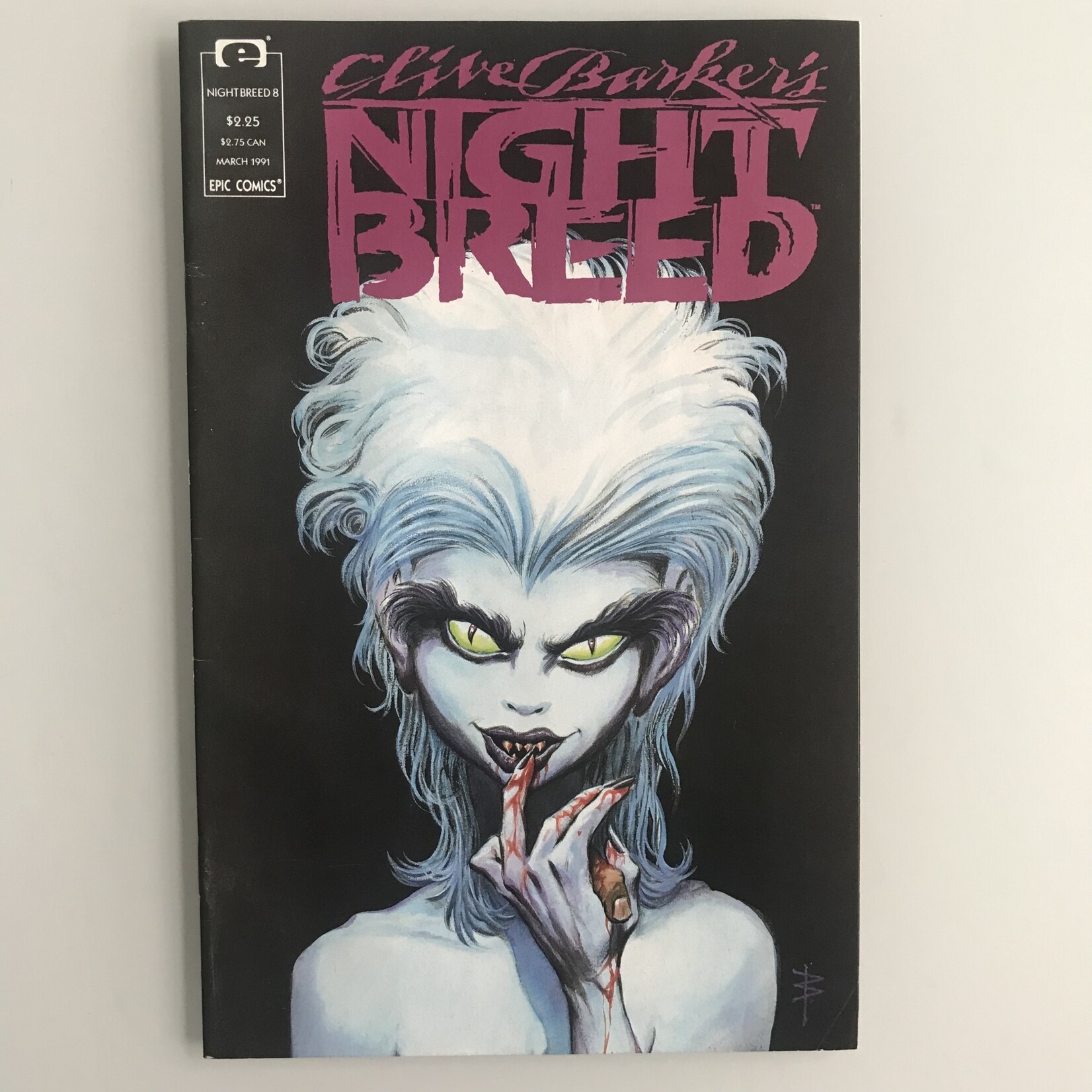 Clive Barker’s Night Breed - Vol. 1 #08 March 1991 - Comic Book