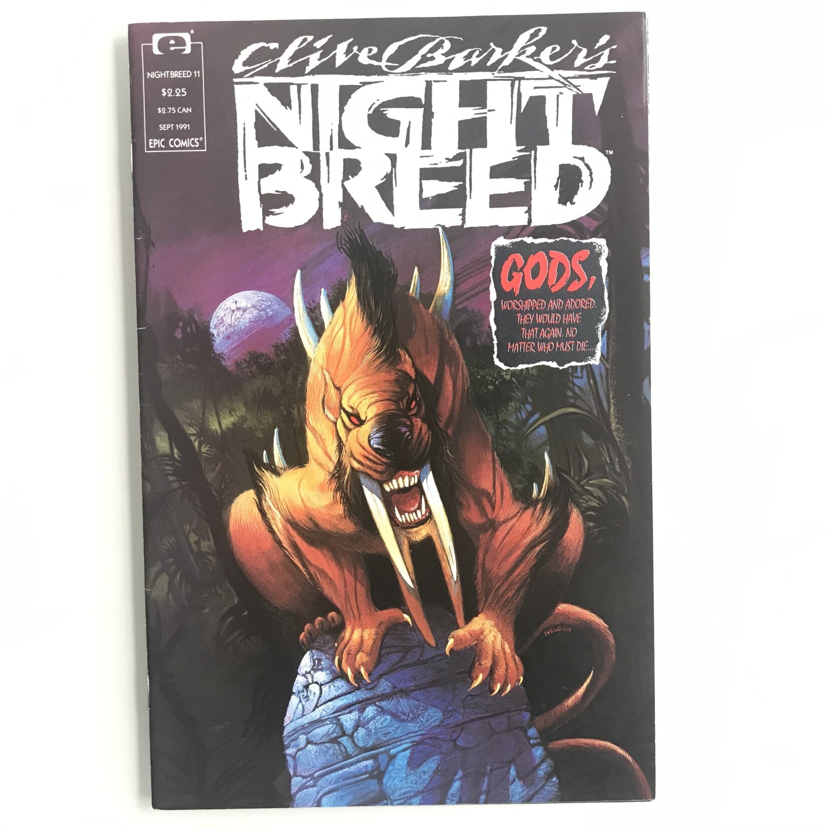Clive Barker’s Night Breed - Vol. 1 #11 September 1991 - Comic Book