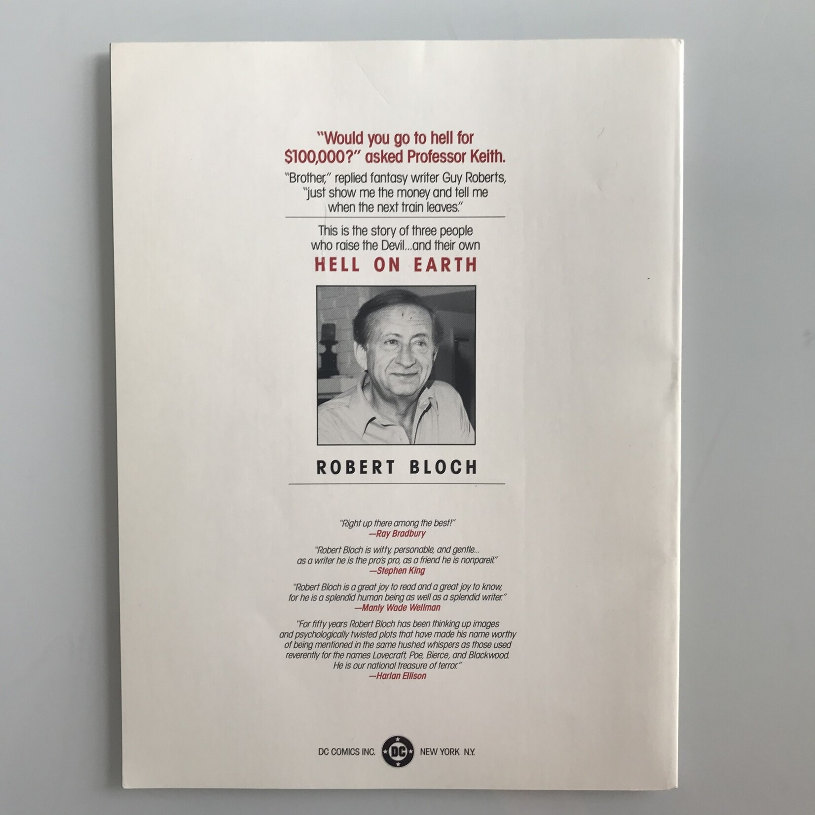 DC Science Fiction Graphic Novel: Robert Bloch Hell On Earth - Vol. 1 #01 1985 - Paperback