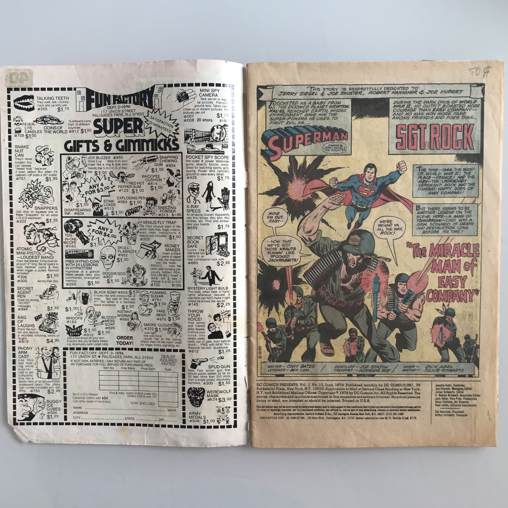 Superman - DC Comics Presents - #10 June 1979 (Whitman) - Comic Book