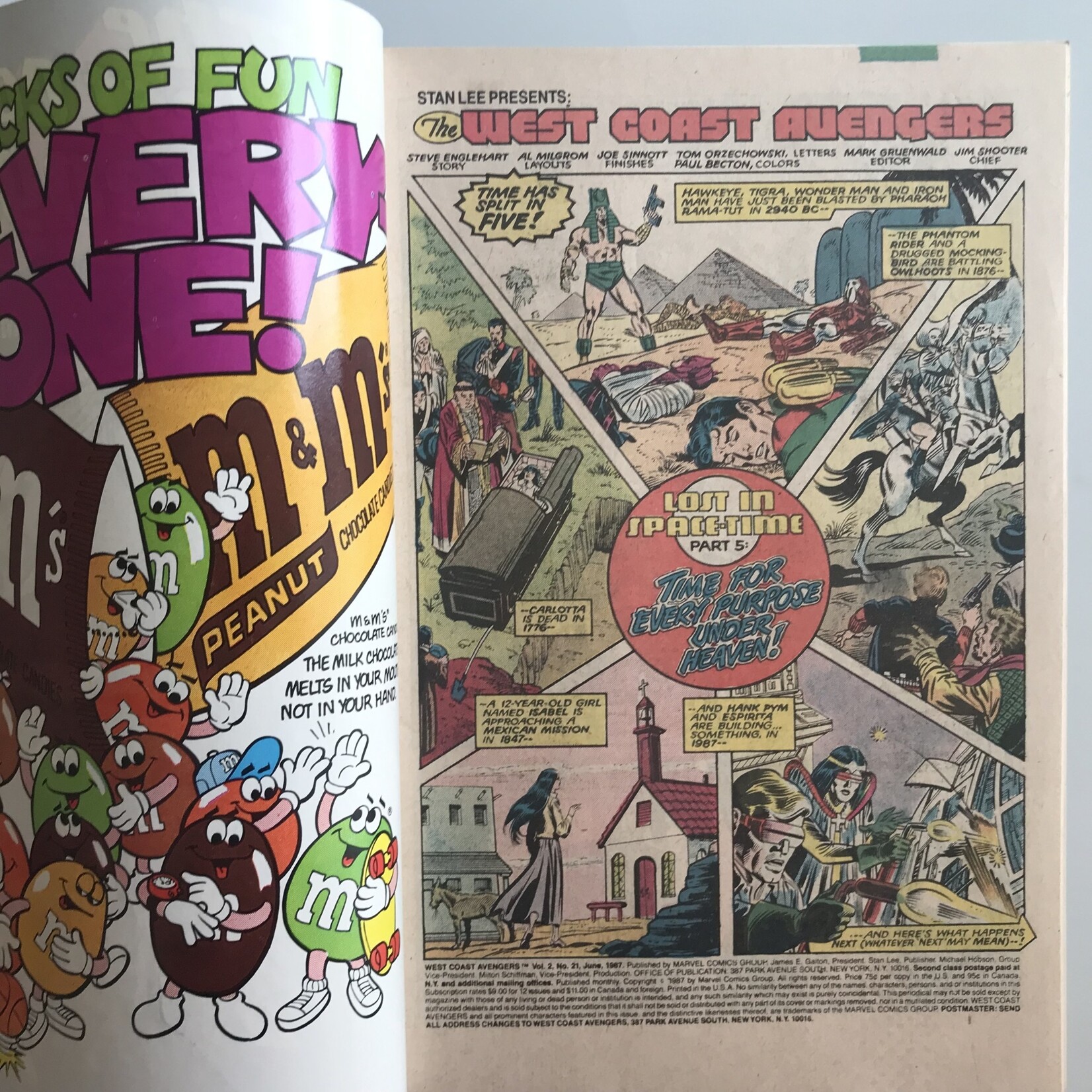 Avengers West Coast - Vol. 1 #21 June 1987 - Comic Book