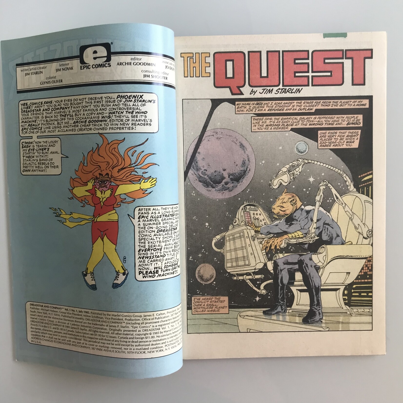Dreadstar And Company - Vol. 1 #01 July 1985 - Comic Book