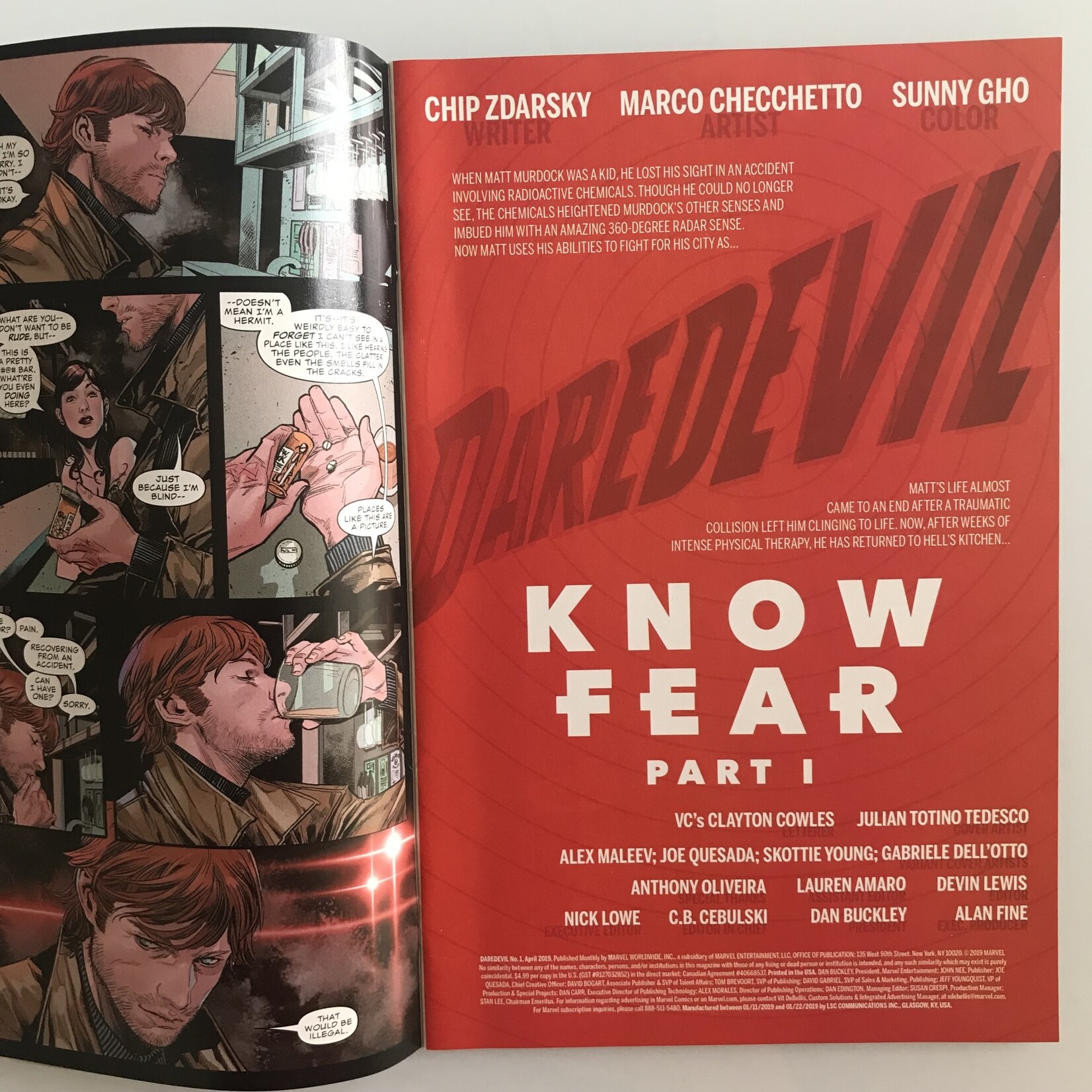 Daredevil - Vol. 3 #07 April 2019 - Comic Book