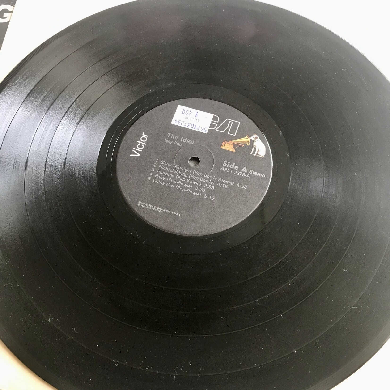 Iggy Pop - The Idiot - Vinyl LP (USED)