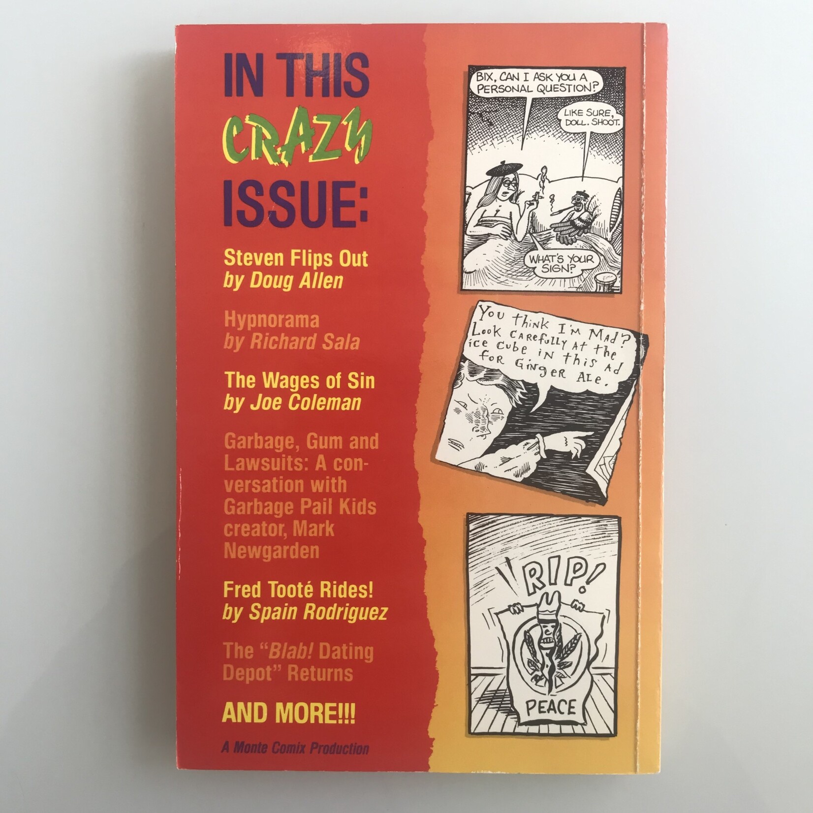 Blab - Vol. 1 #04 Summer 1989 - Magazine