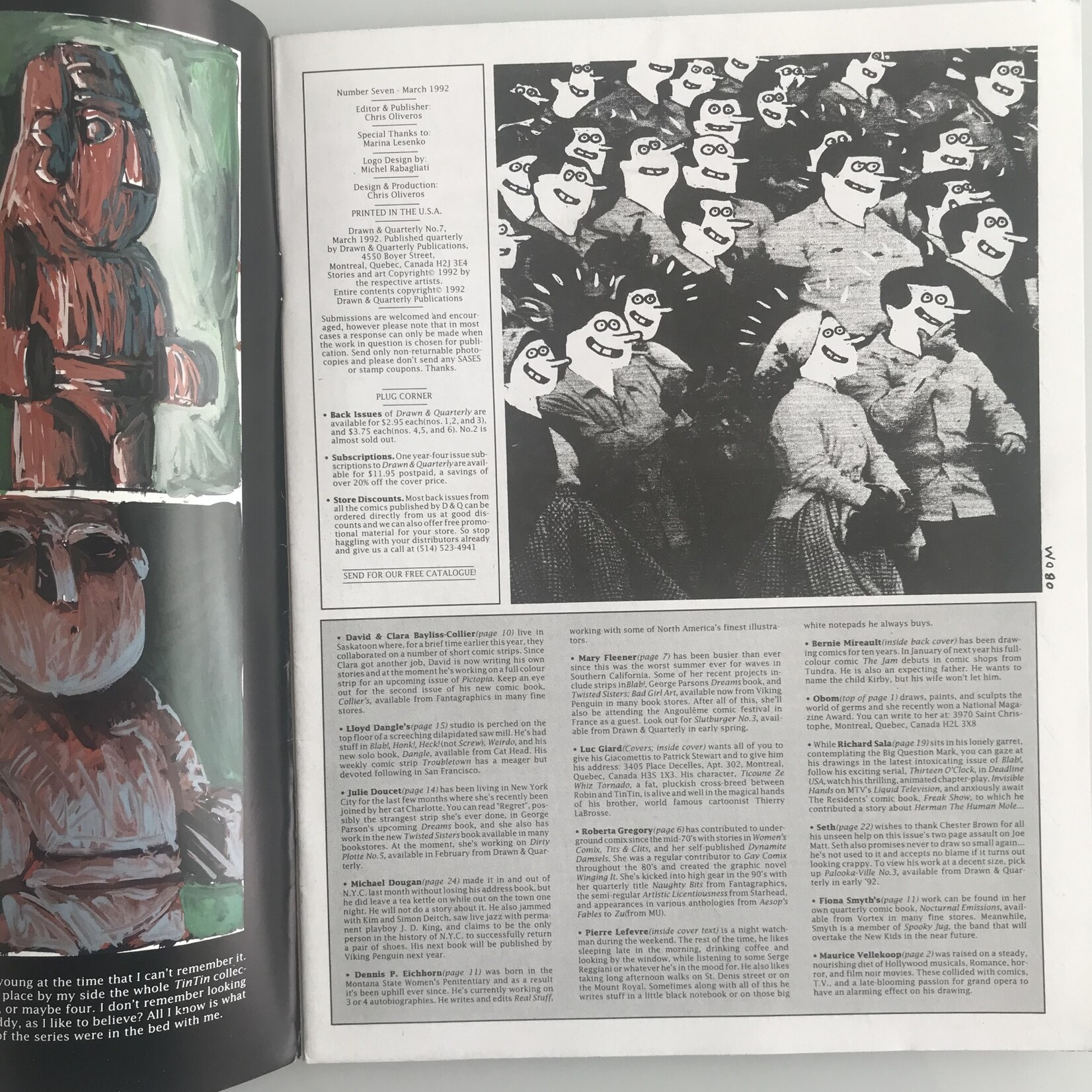 Drawn & Quarterly - Vol. 1 #07 March 1992 - Magazine