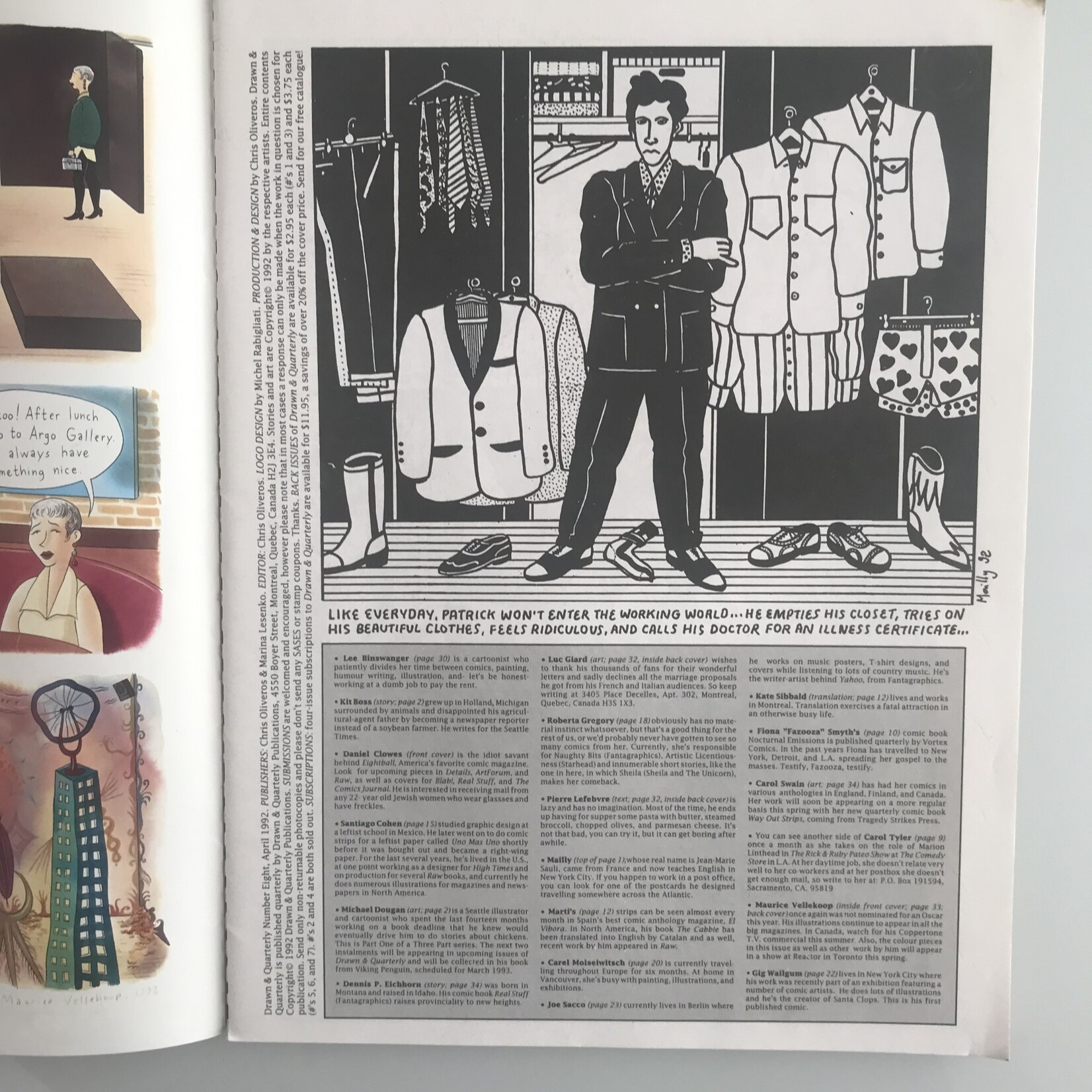 Drawn & Quarterly - Vol. 1 #08 April 1992 - Magazine