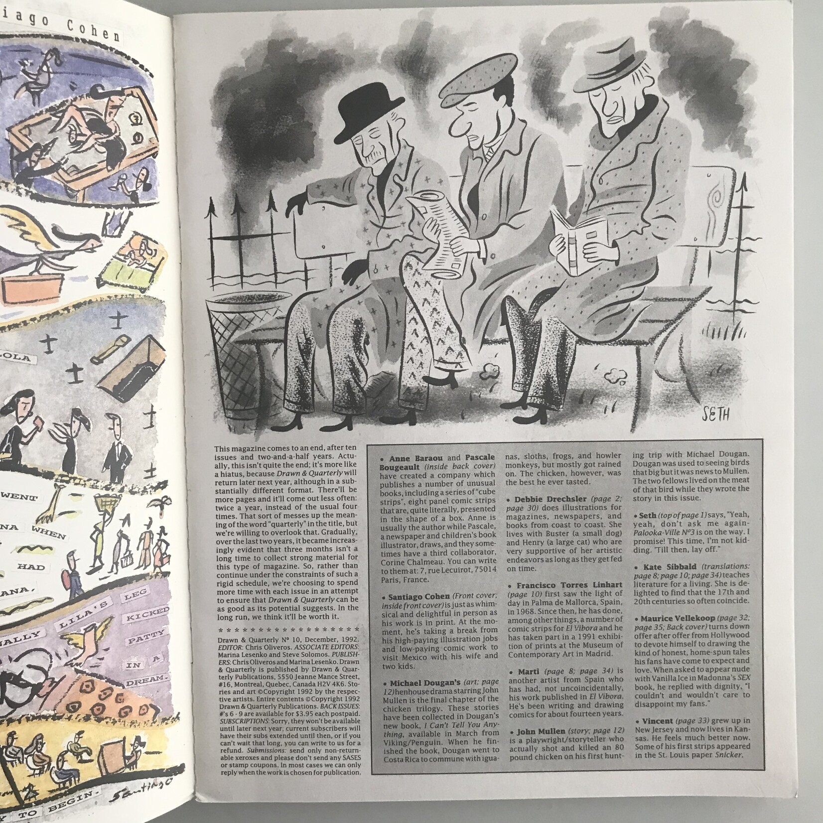 Drawn & Quarterly - Vol. 1 #10 December 1992 - Magazine