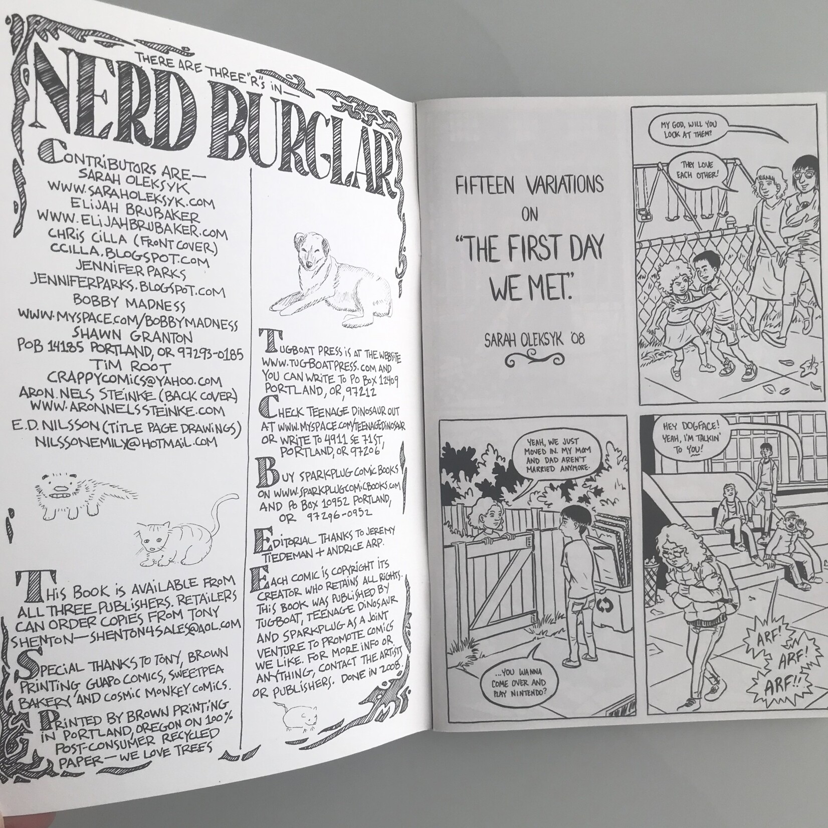 Nerd Burglar - Vol. 1 #01 2008 - Comic Book