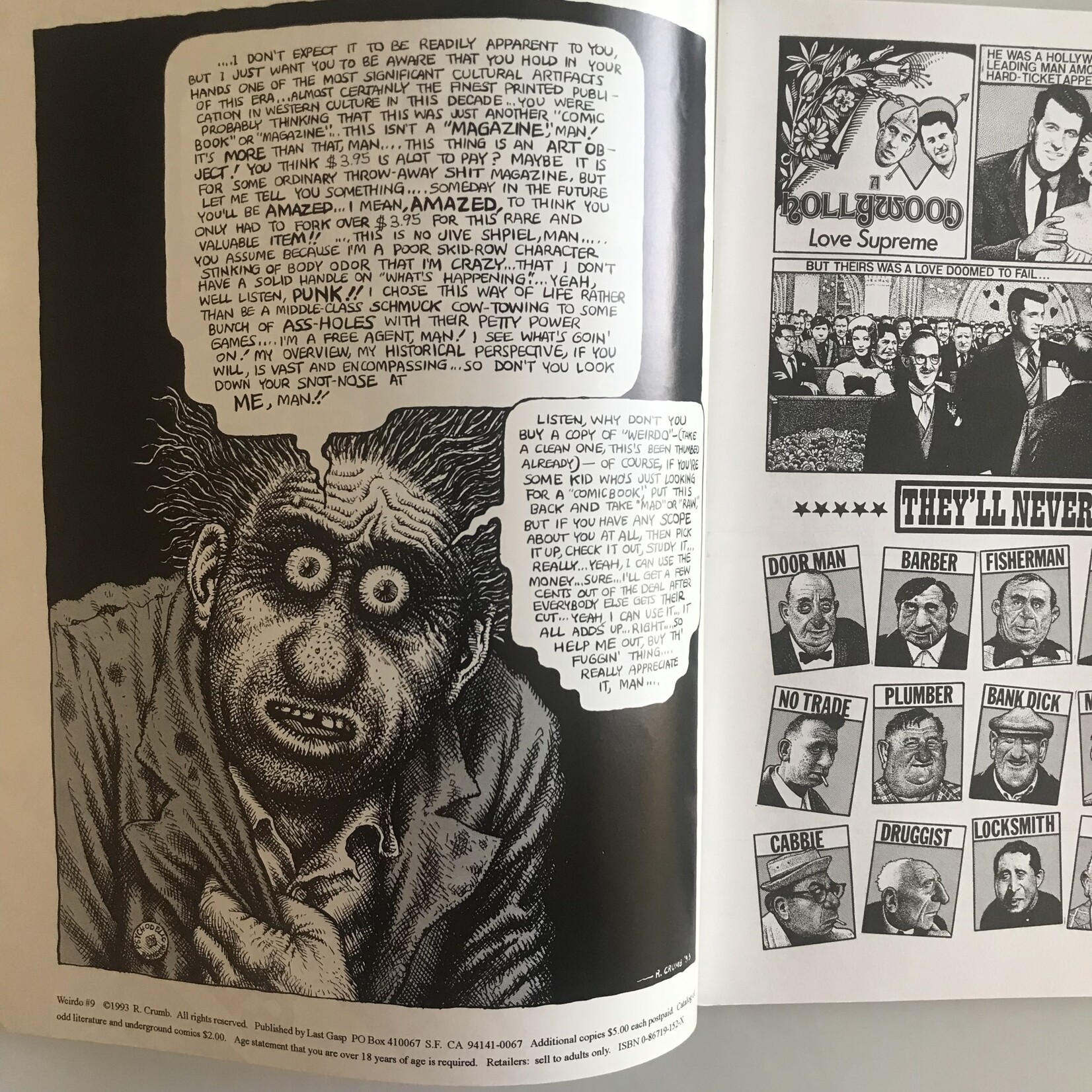 Weirdo - Vol. 1 #09 Winter 1984 (1993 Printing) - Comic Book