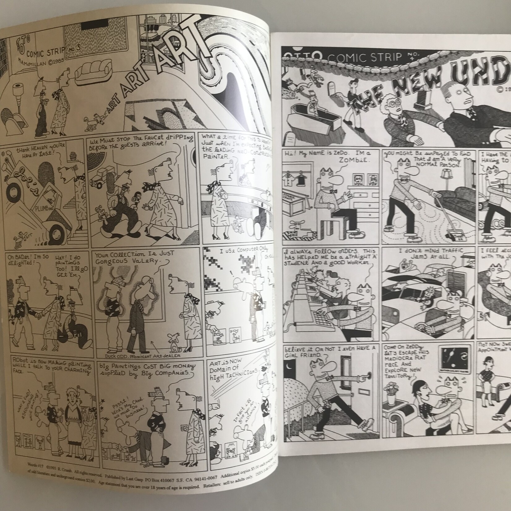 Weirdo - Vol. 1 #17 1986 (1993 Printing) - Comic Book