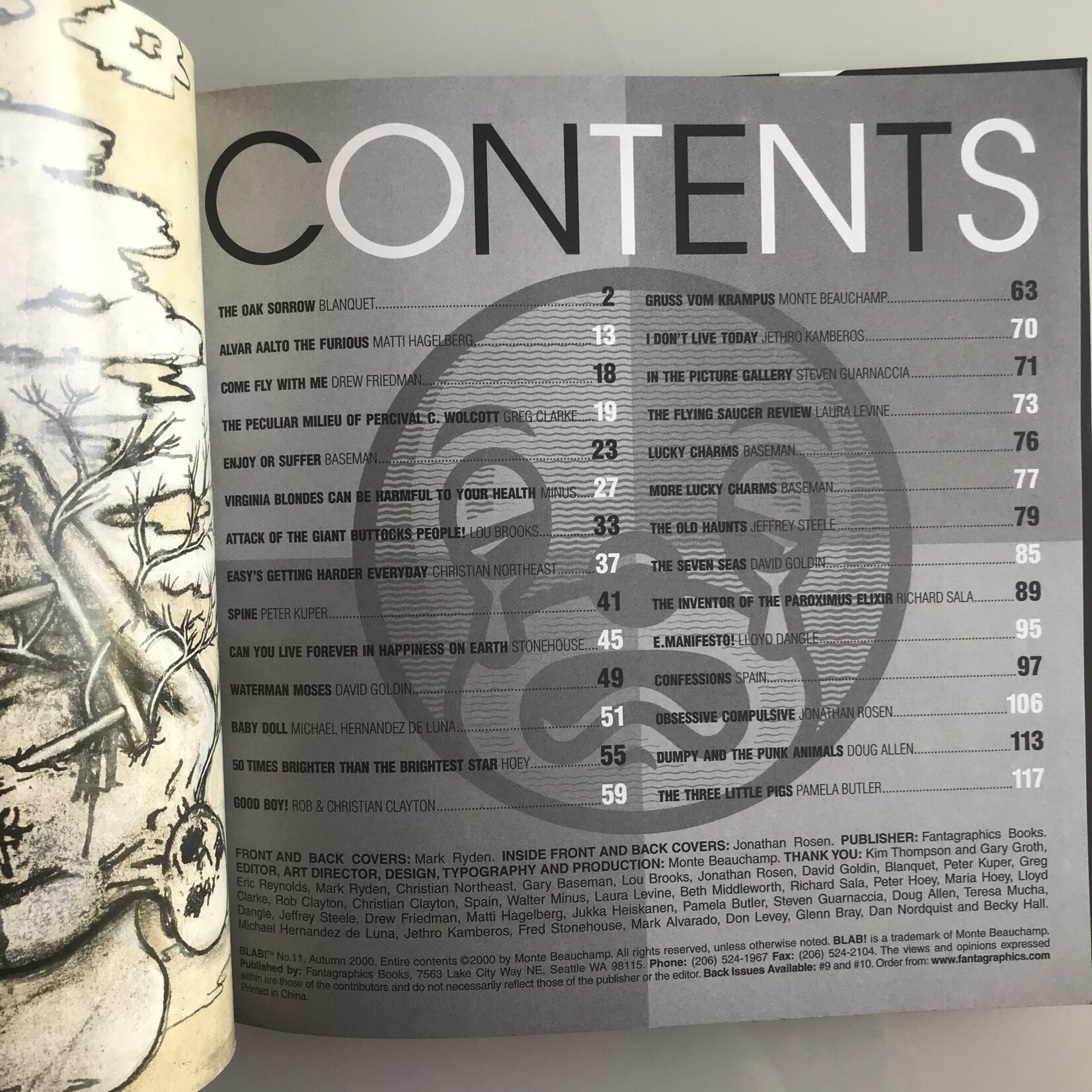 Blab - Vol. 1 #11 Autumn 2000 - Magazine