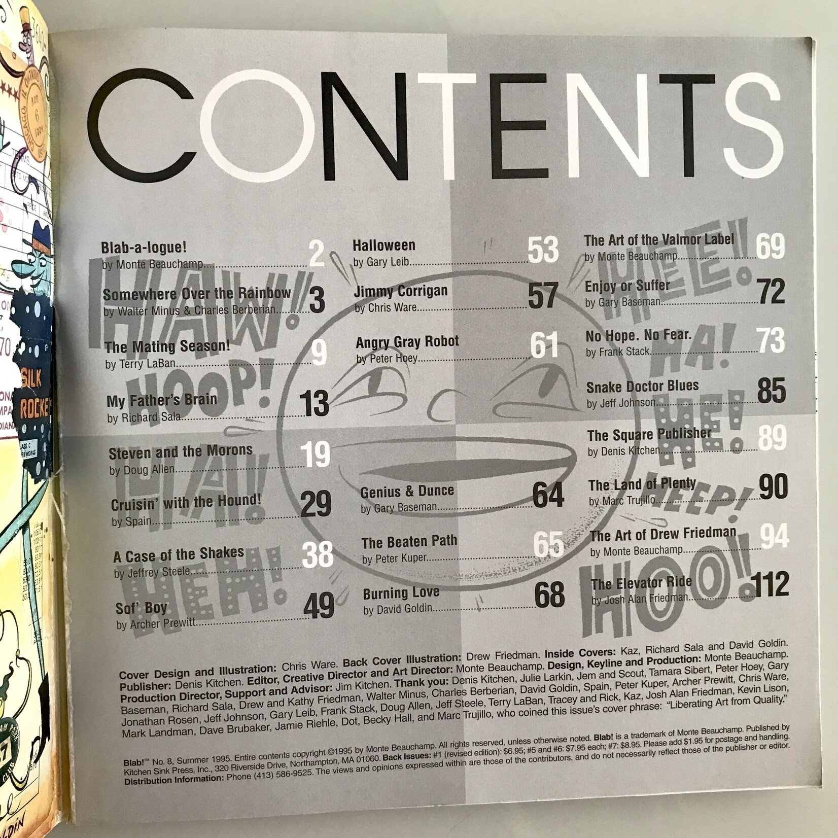 Blab - Vol. 1 #08 Summer 1995 - Magazine