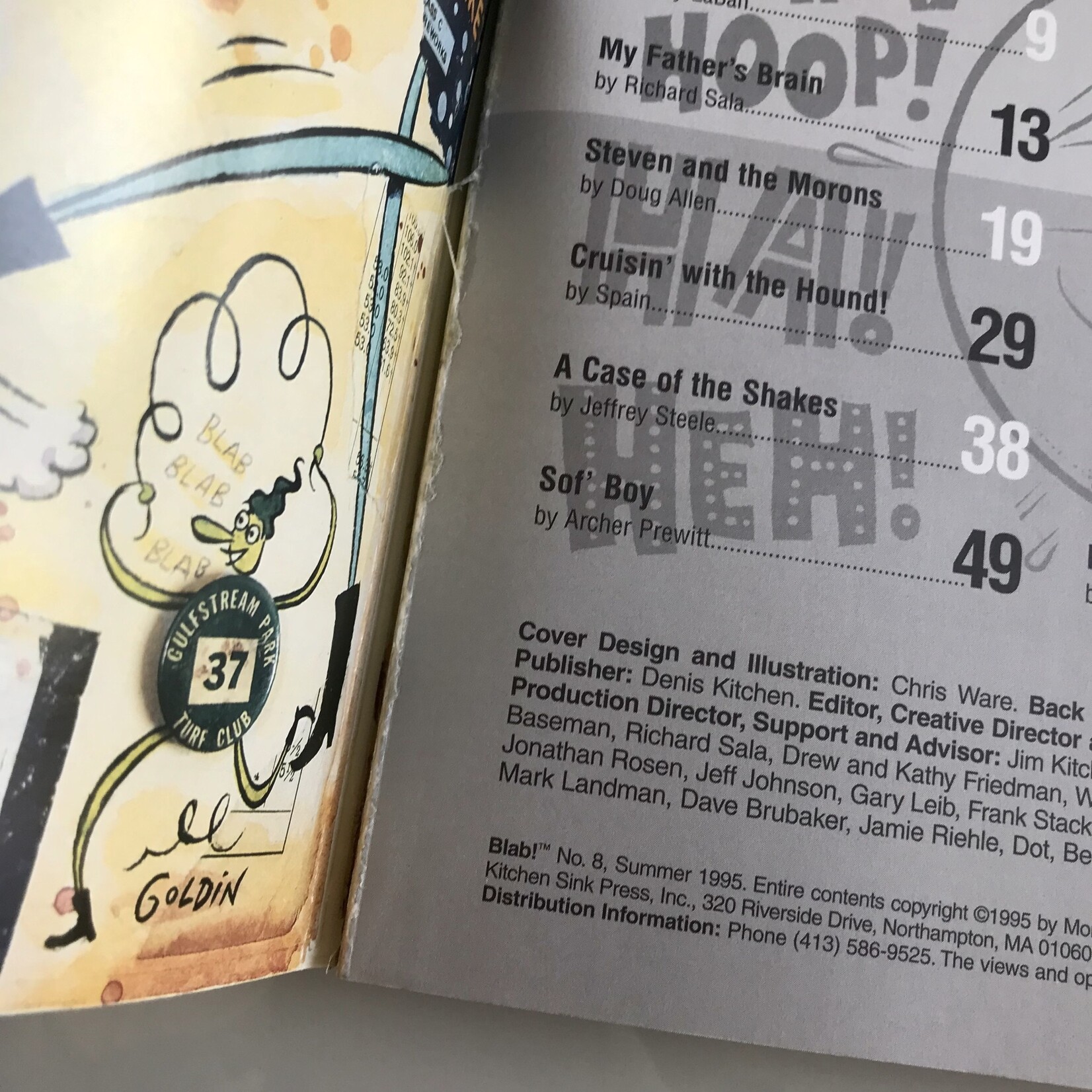 Blab - Vol. 1 #08 Summer 1995 - Magazine