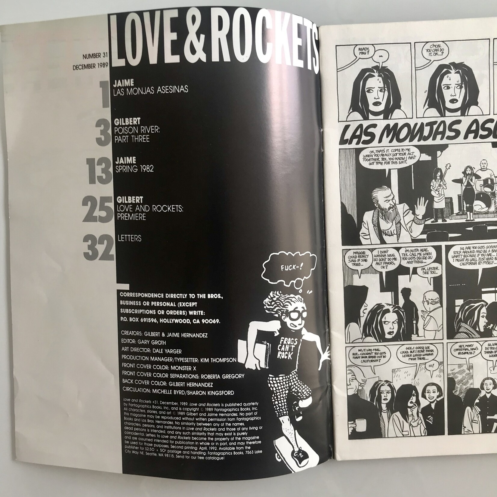 Love & Rockets - Vol. 1 #31 December 1989 - Comic Book