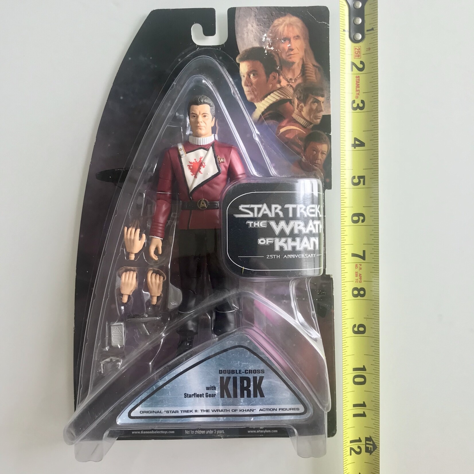 Star Trek II - Wrath Of Khan Series 1: Double Cross Kirk- Action Figure (USED - VG)