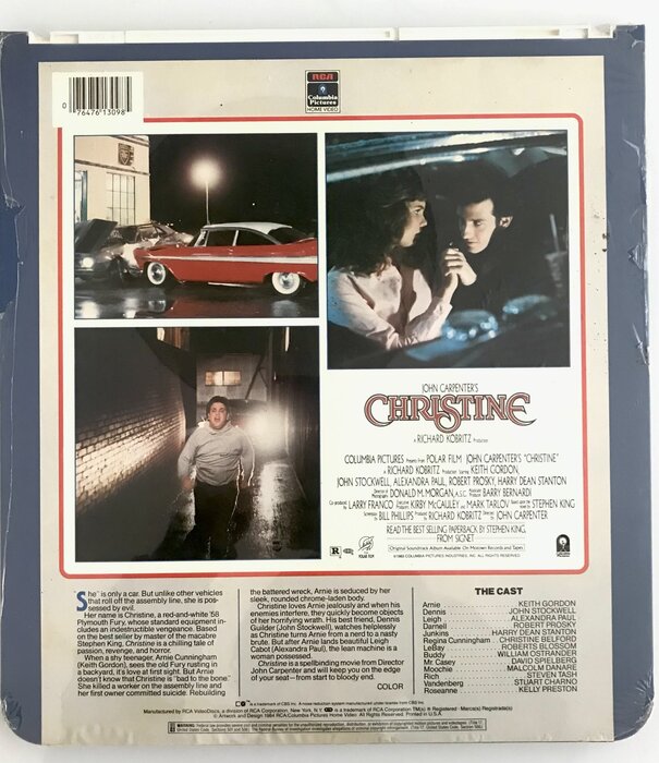 Christine - Videodisc (USED - SEALED)