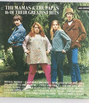 Mamas & The Papas - 16 Of Their Greatest Hits - Vinyl LP (USED)
