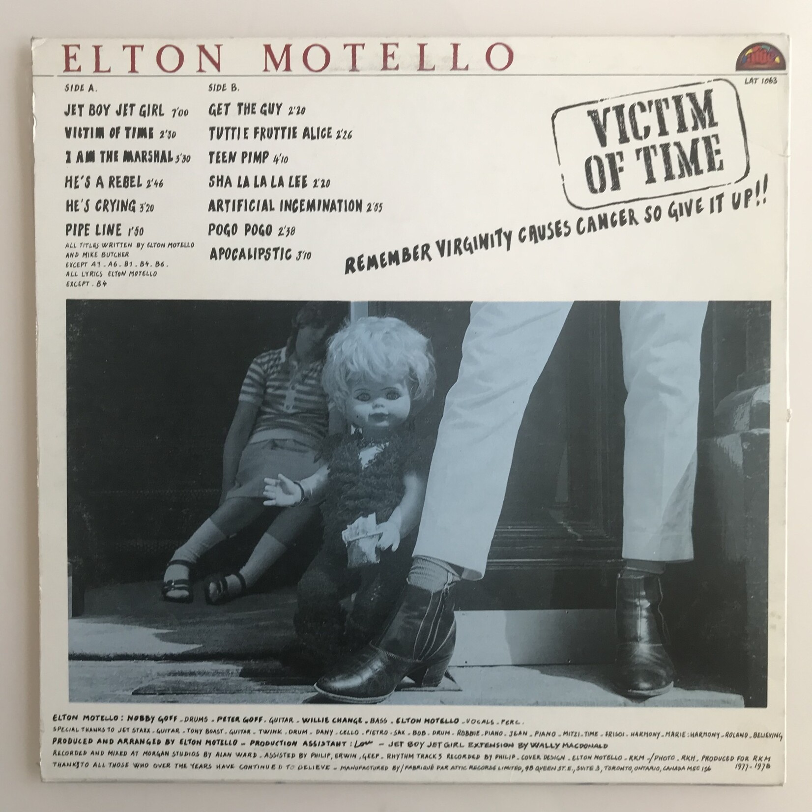 Elton Motello - Victim Of Time - Vinyl LP (USED)