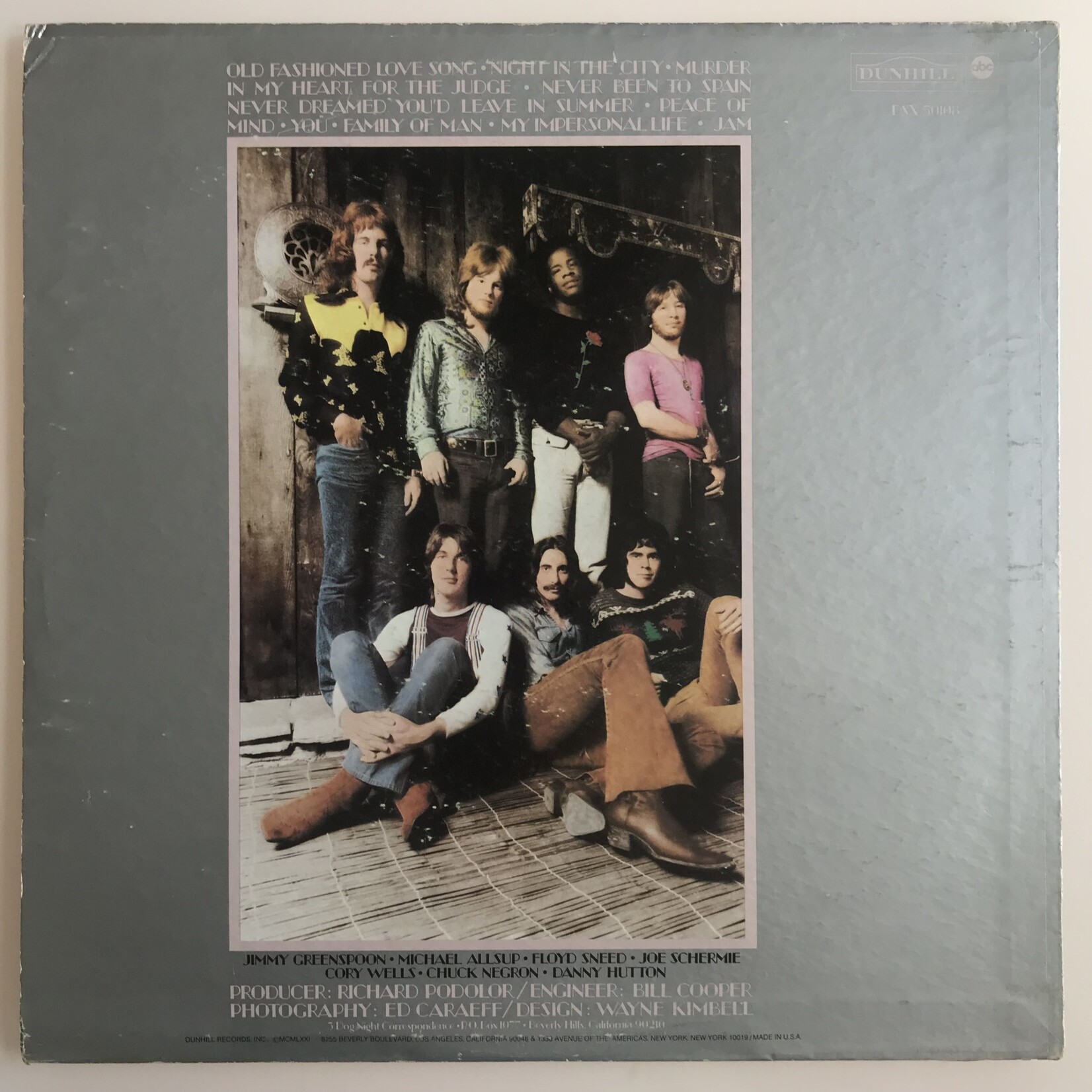 Three Dog Night - Harmony - Vinyl LP (USED)