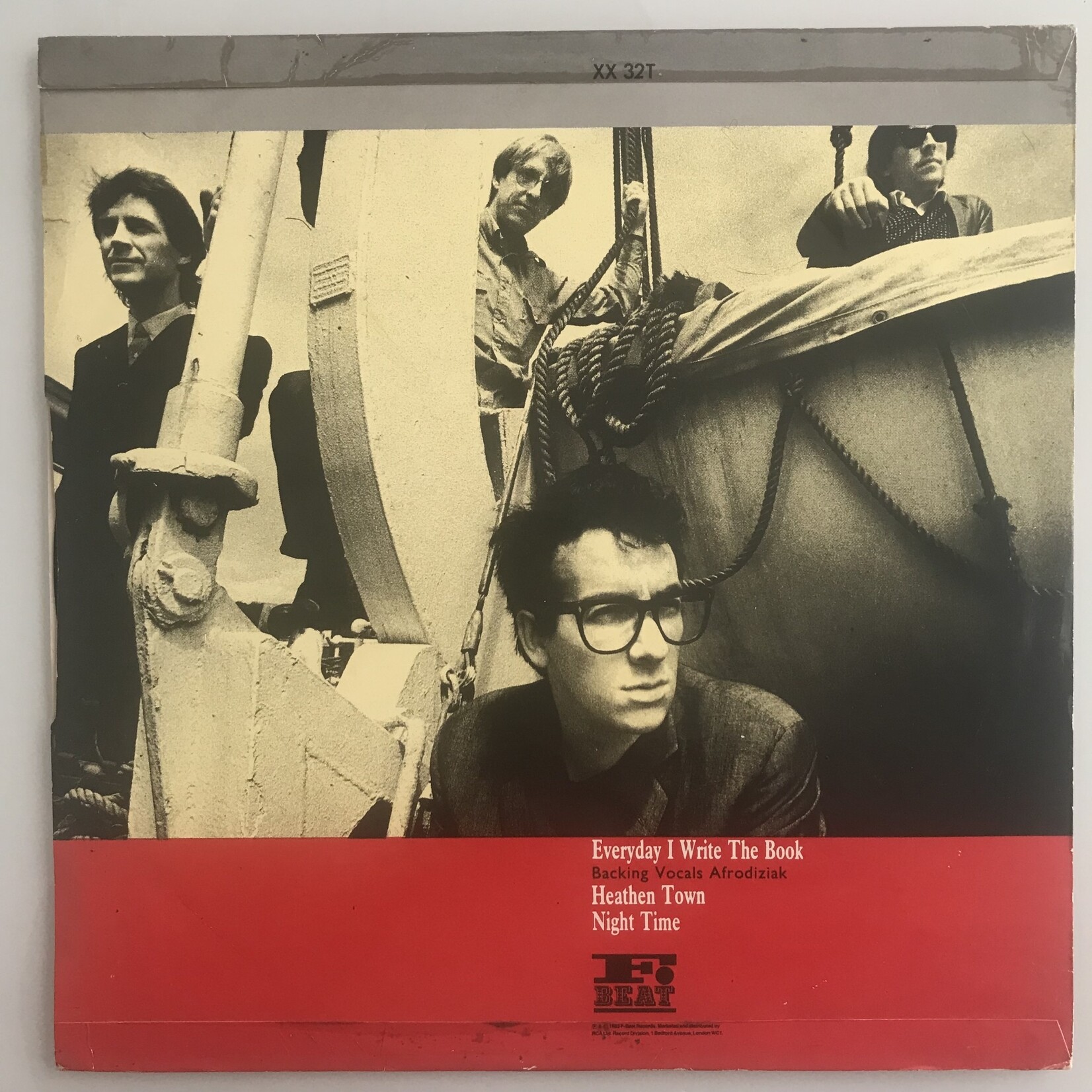 Elvis Costello - Everyday I Write The Book / Heathen Town / Night Time - Vinyl EP (USED)