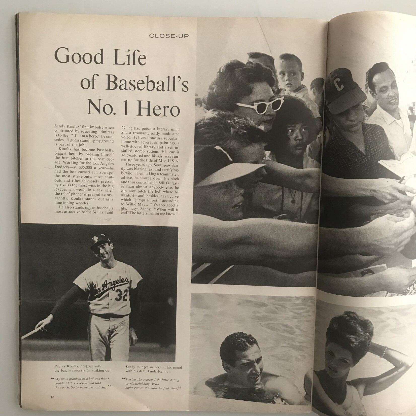LIFE - 1963-08-02 - Sandy Koufax - Magazine (USED)
