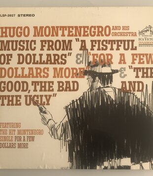 Hugo Montenegro - Music From “A Fistful Of Dollars” & “For A Few Dollars More” & “The Good, The Bad And The Ugly” - Vinyl LP (USED)