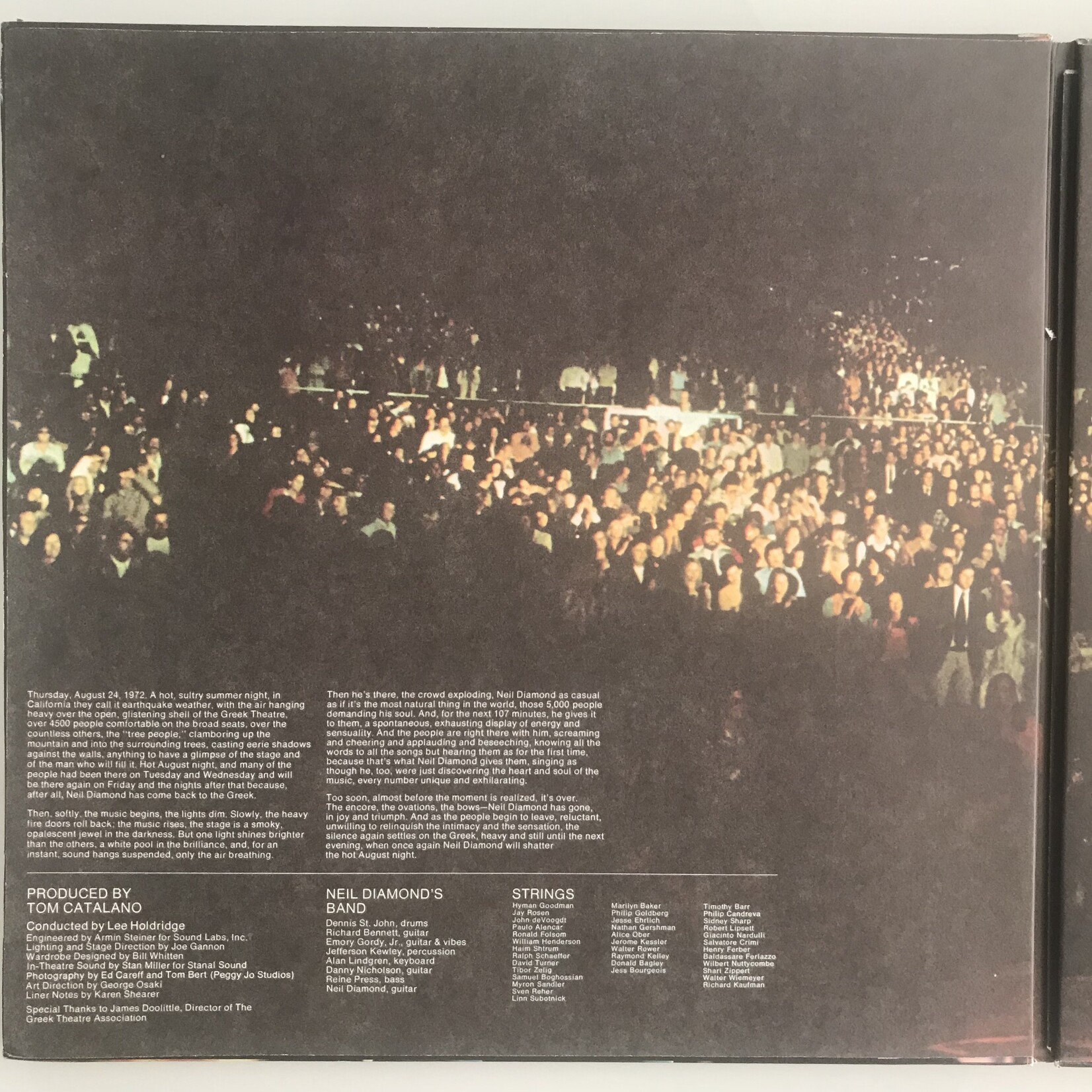 Neil Diamond - Hot August Night - Vinyl LP (USED)