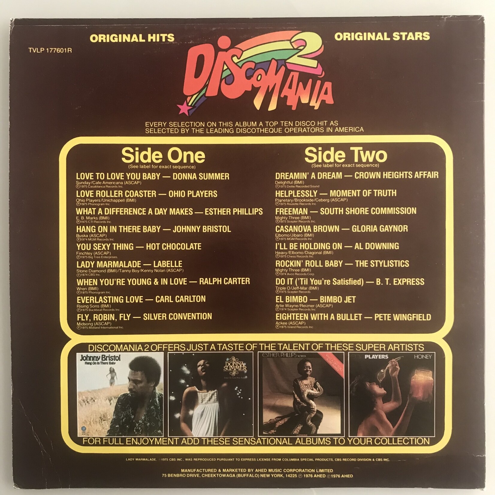 Various - Discomania 2 - Vinyl LP (USED)