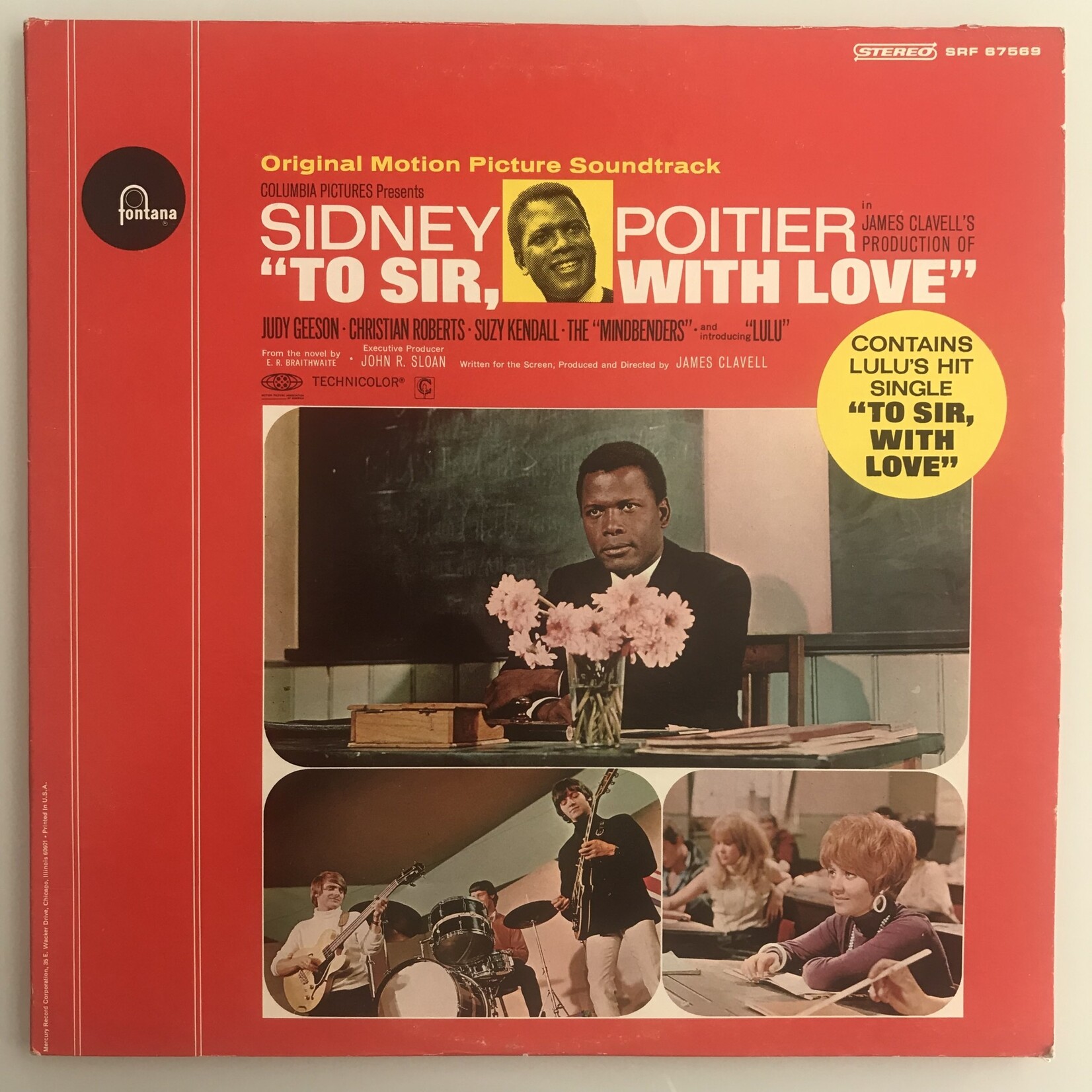 To Sir, With Love - Original Motion Picture Soundtrack - SRF67569 - Vinyl LP (USED)