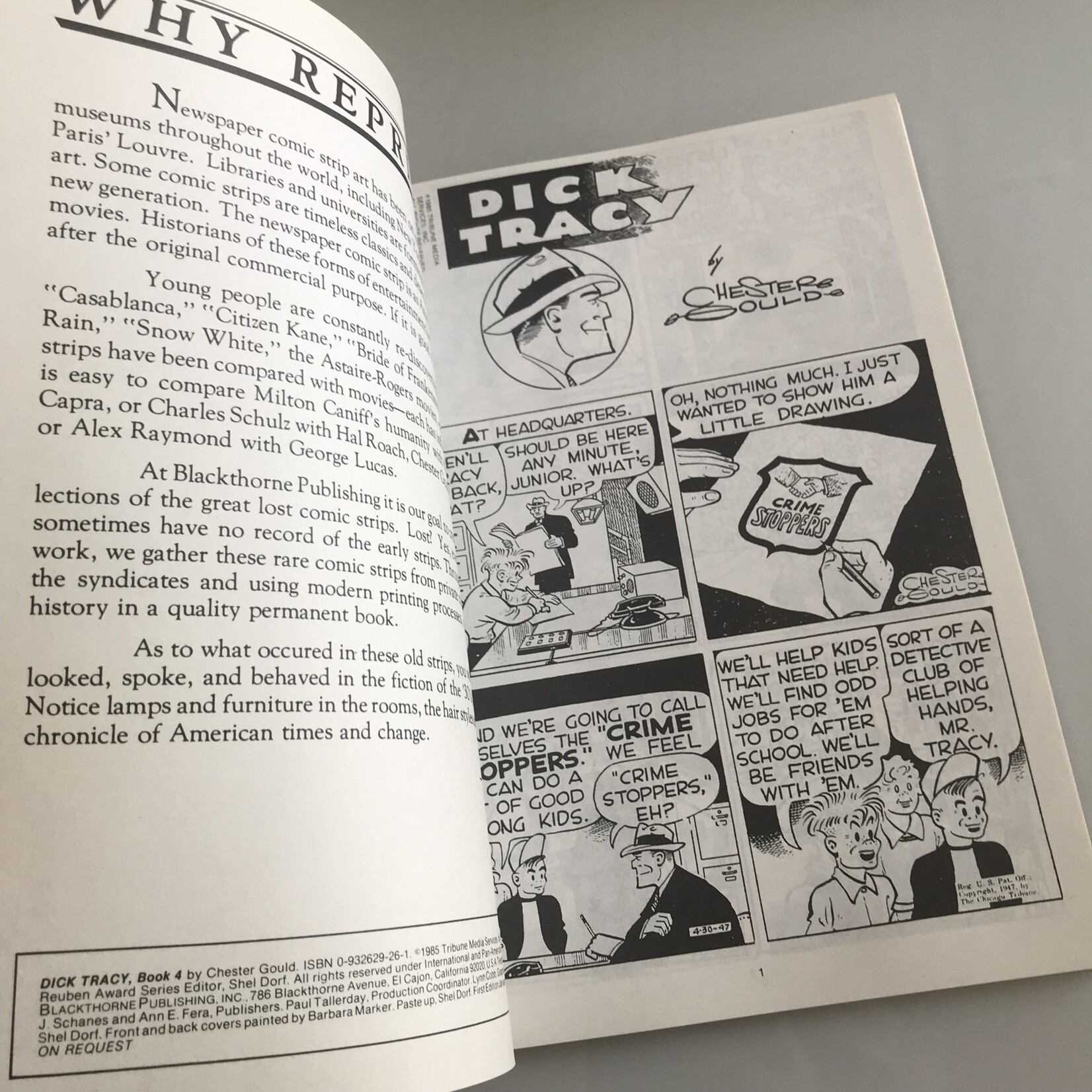 Dick Tracy - Book 04 January 1986 - Comic Book