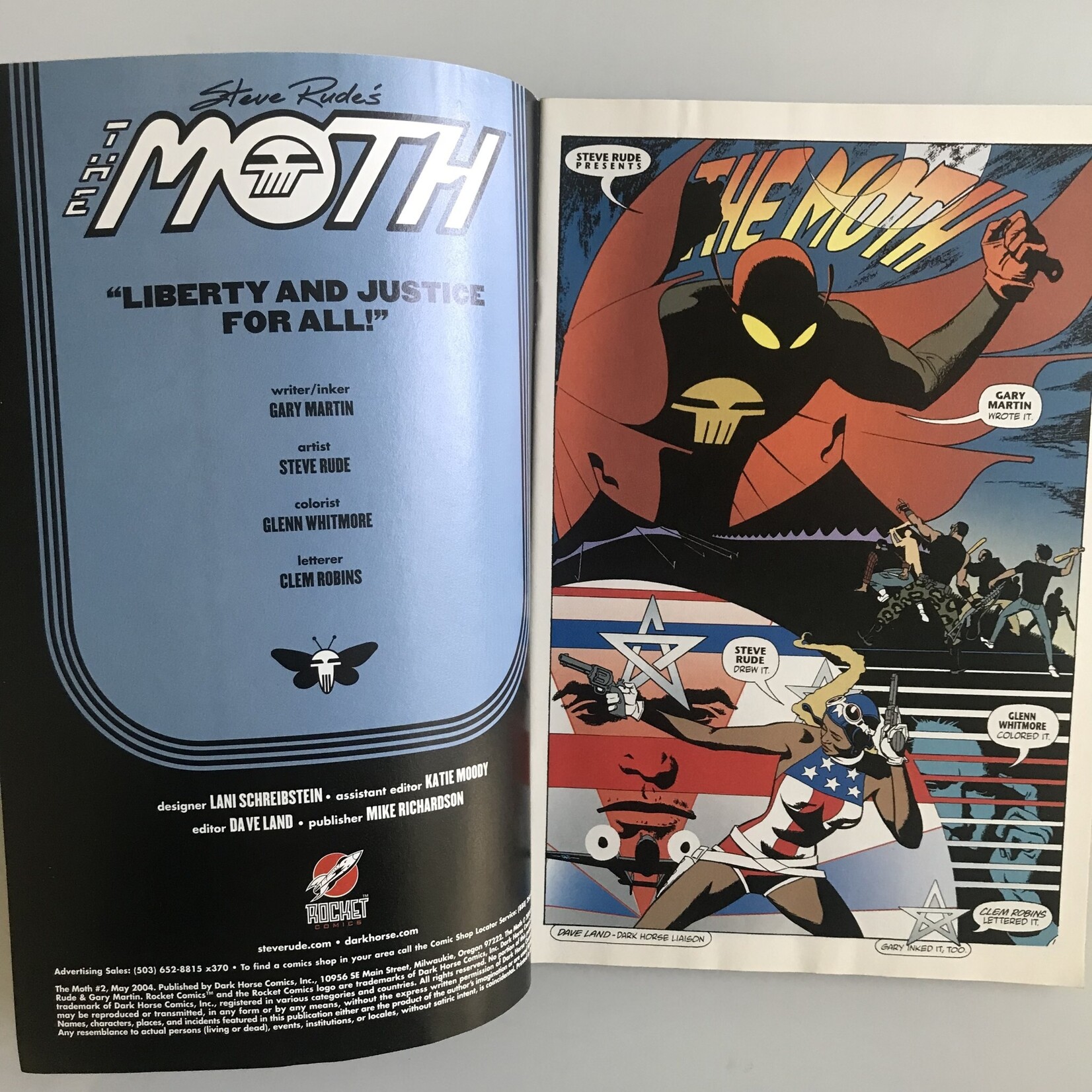 Steve Rude’s The Moth - Vol. 1 #02 May 1994 - Comic Book