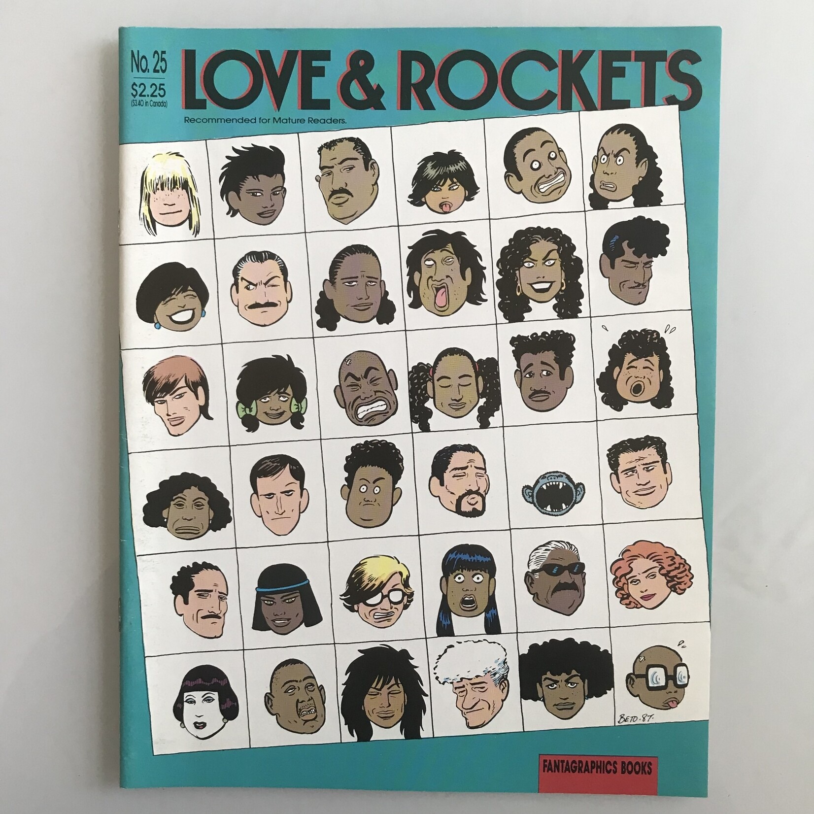Love & Rockets - Vol. 1 #25 March 1988 - Comic Book
