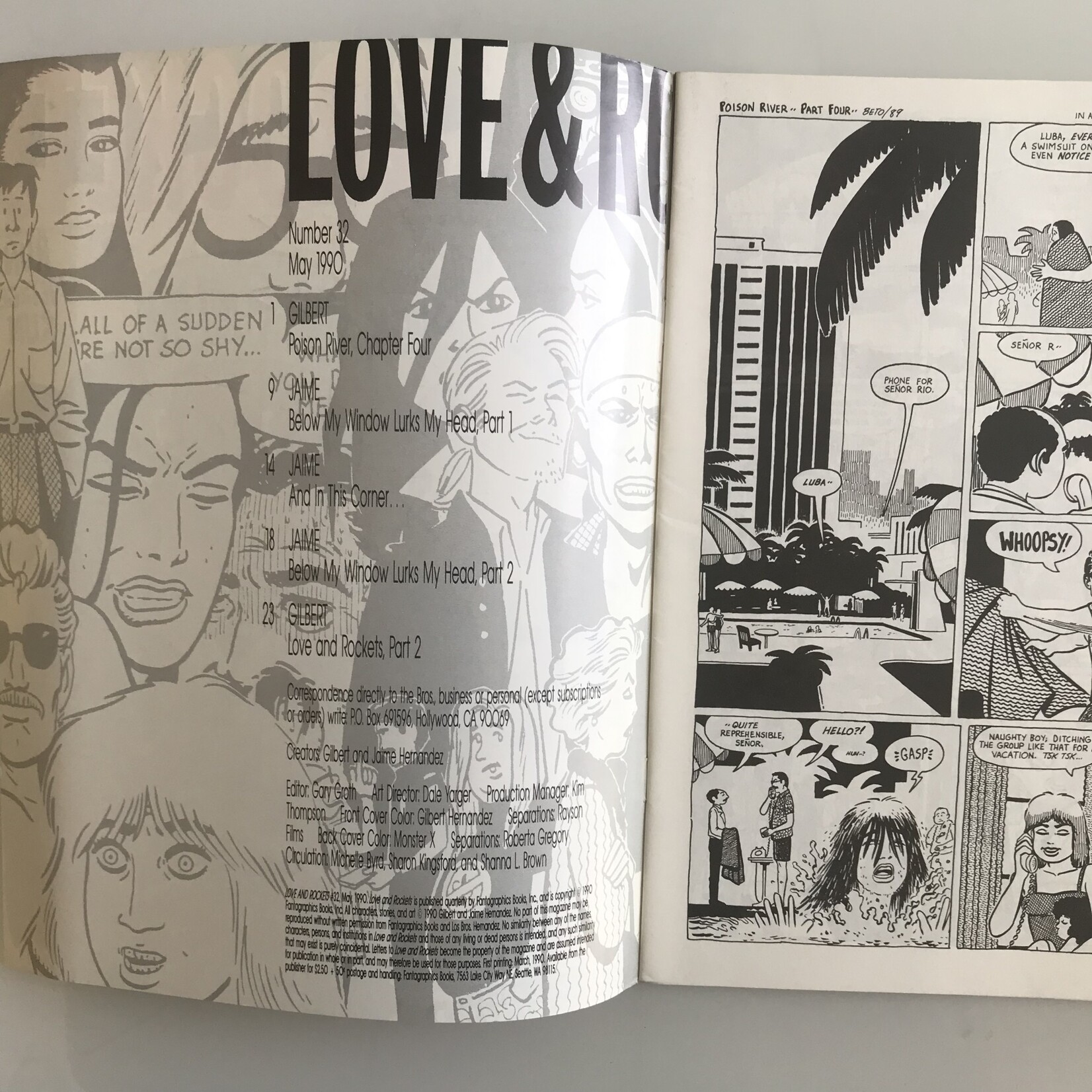 Love & Rockets - Vol. 1 #32 May 1990 - Comic Book