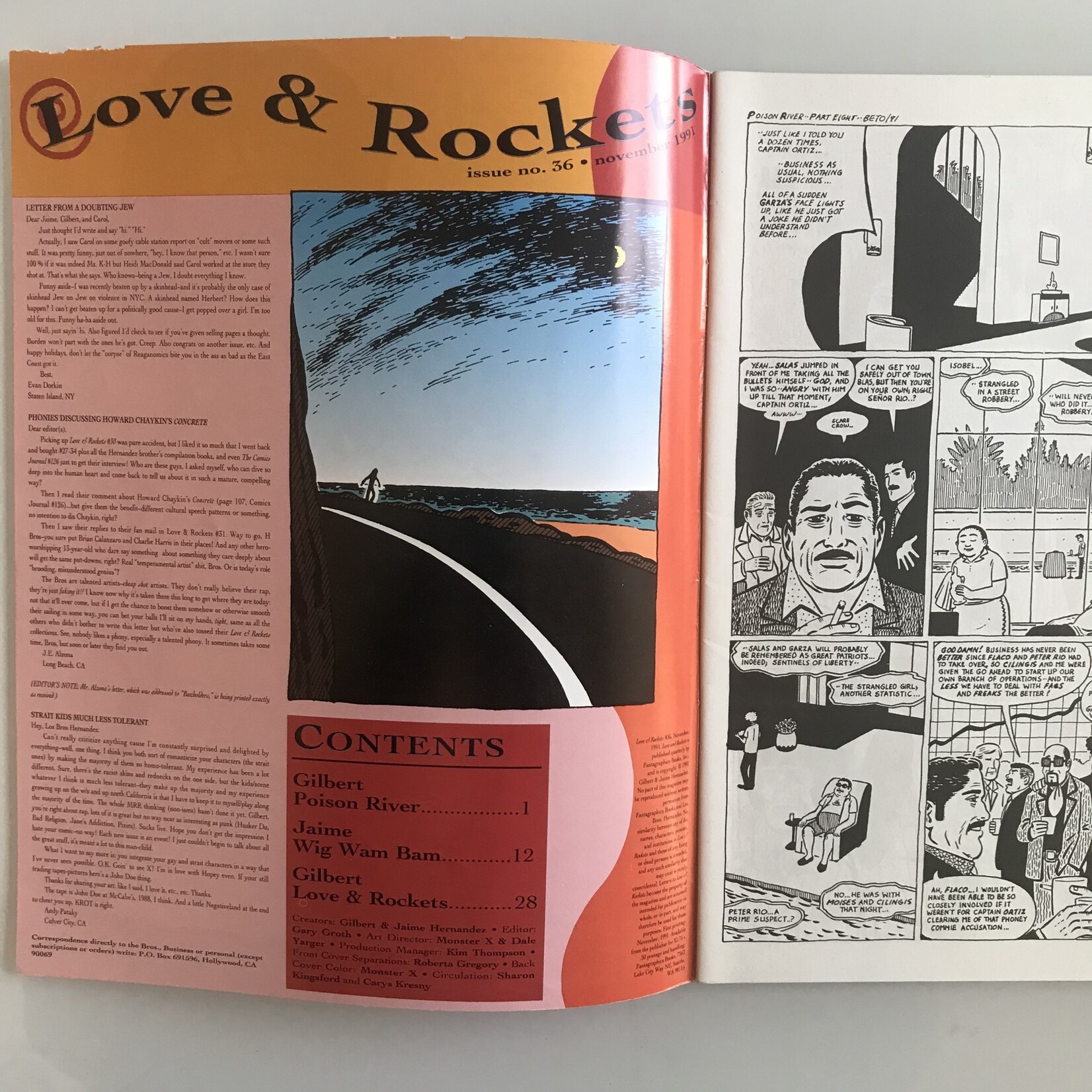 Love & Rockets - Vol. 1 #36 November 1991 - Comic Book