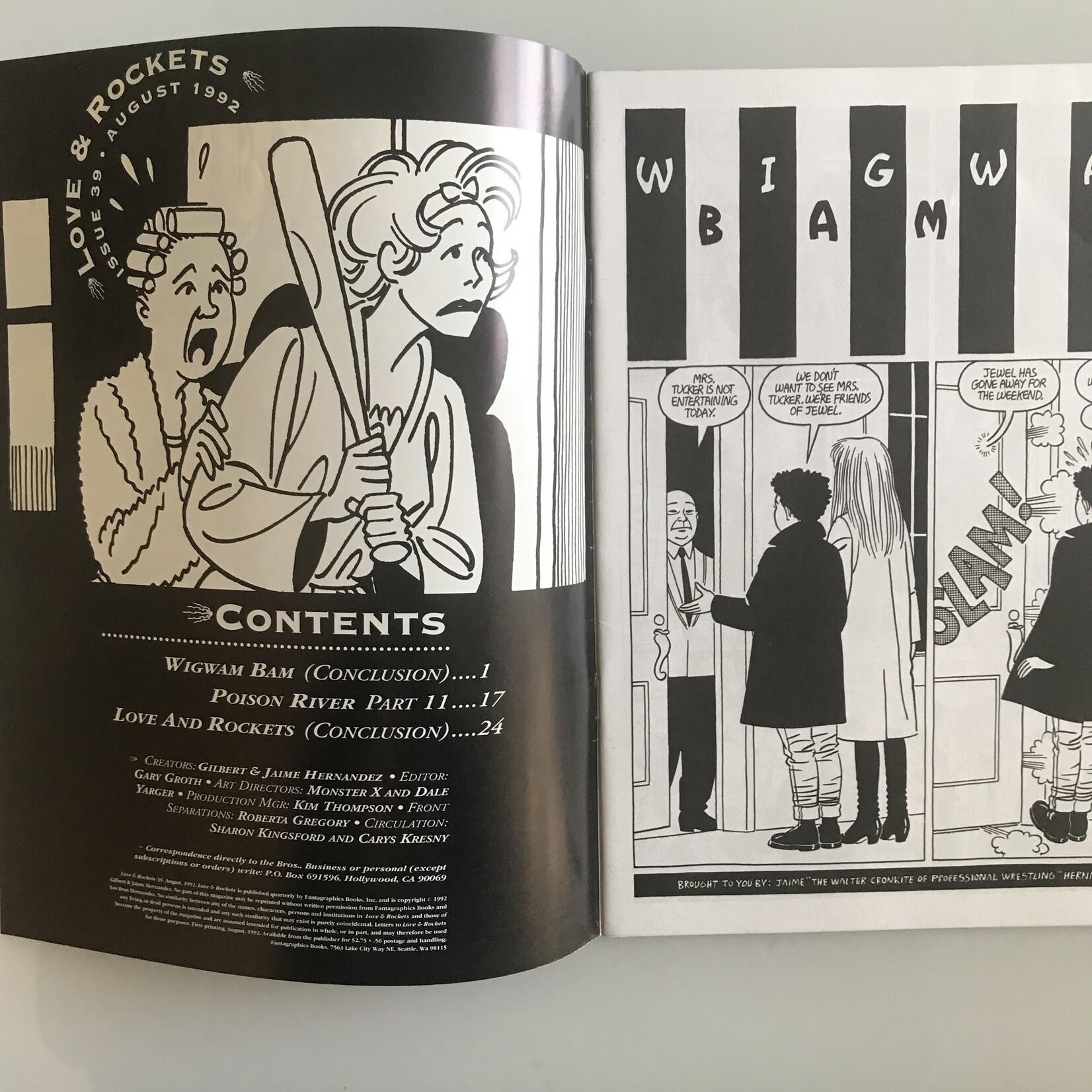 Love & Rockets - Vol. 1 #39 August 1992 - Comic Book