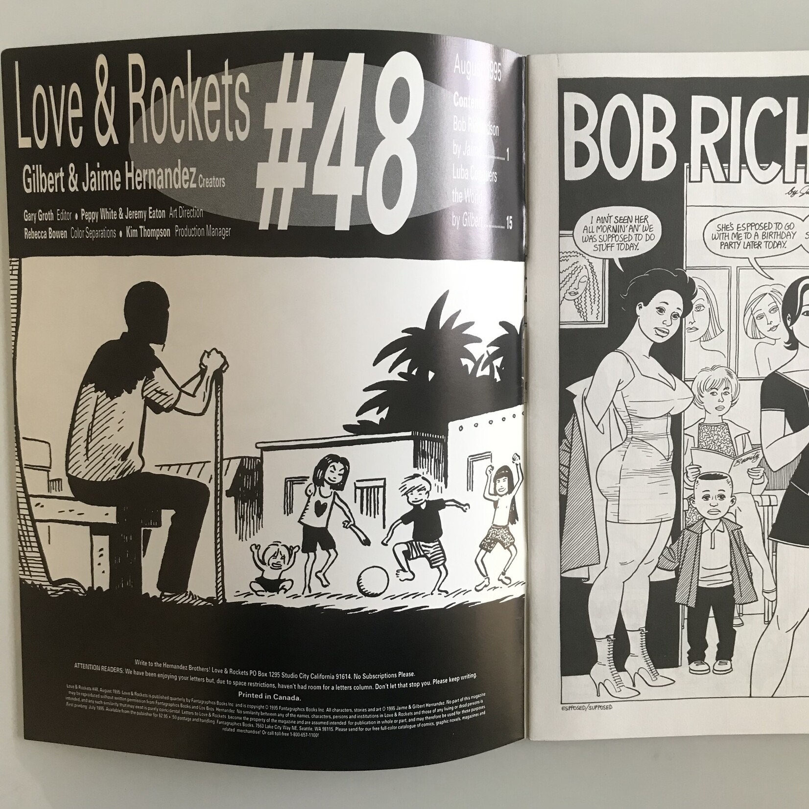 Love & Rockets - Vol. 1 #48 August 1995 - Comic Book