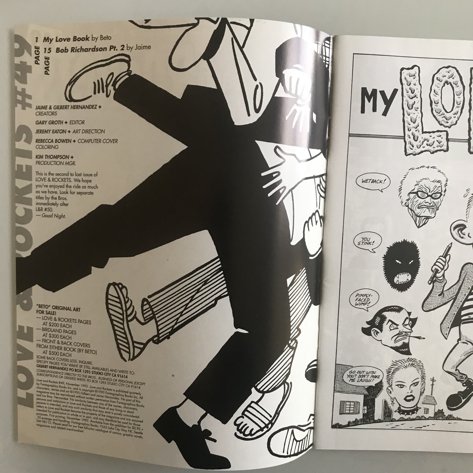 Love & Rockets - Vol. 1 #49 November 1995 - Comic Book