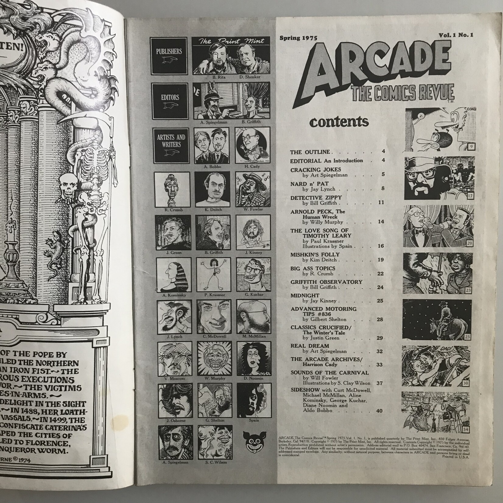 Arcade - Vol. 1 #01 Spring 1975 - Comic Book