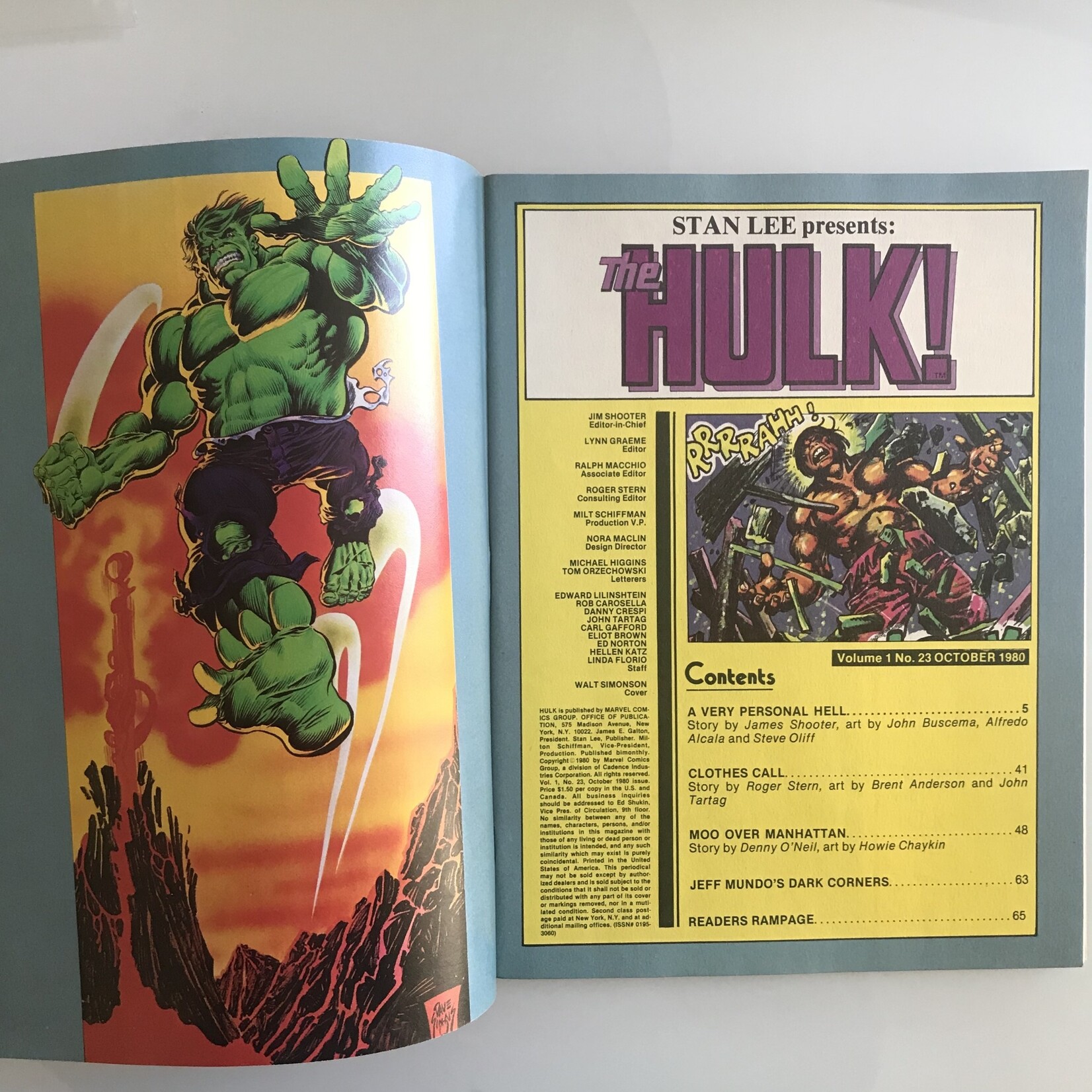 HULK - Vol. 1 #23 October 1980 - Magazine